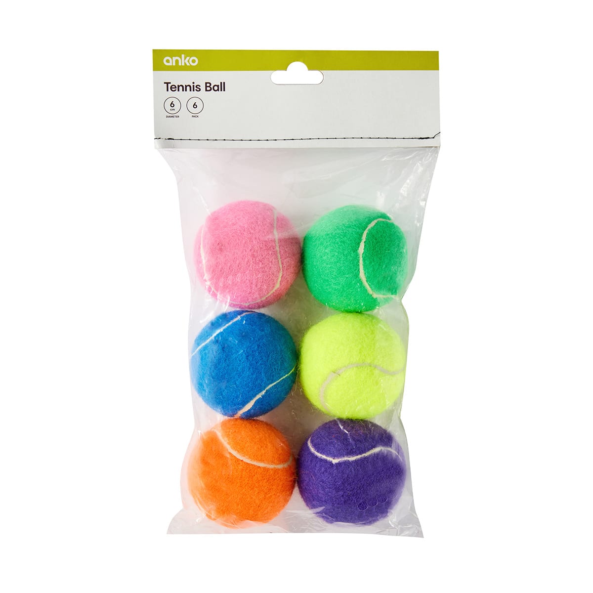 6 Pack Tennis Ball Kmart NZ