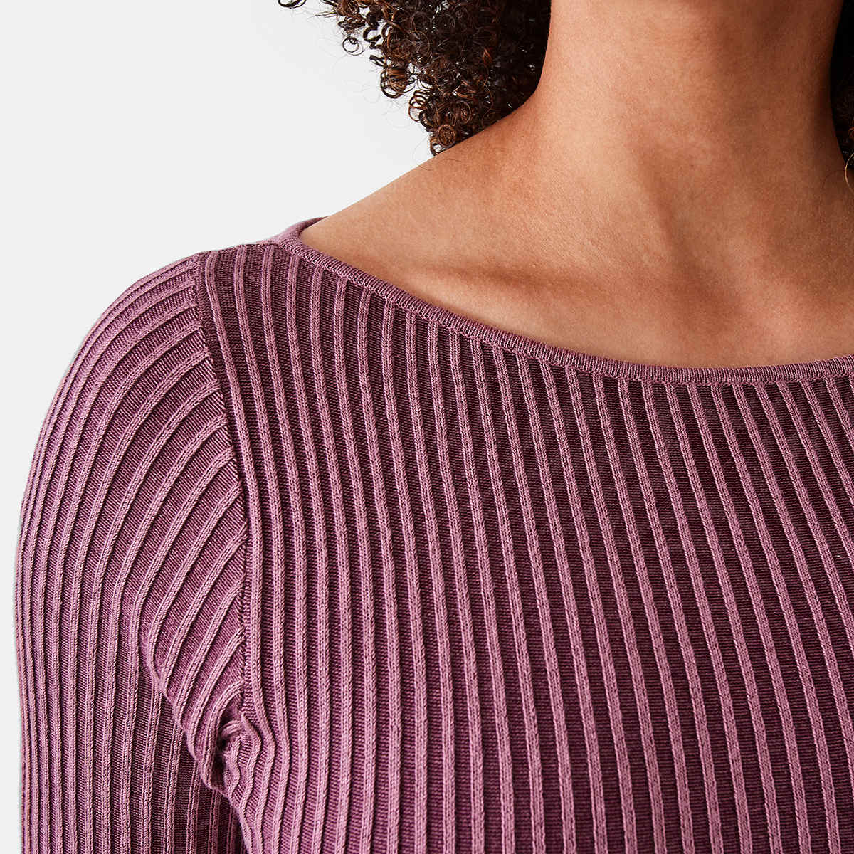 Long Sleeves Boat Neck Midi Dress Kmart NZ