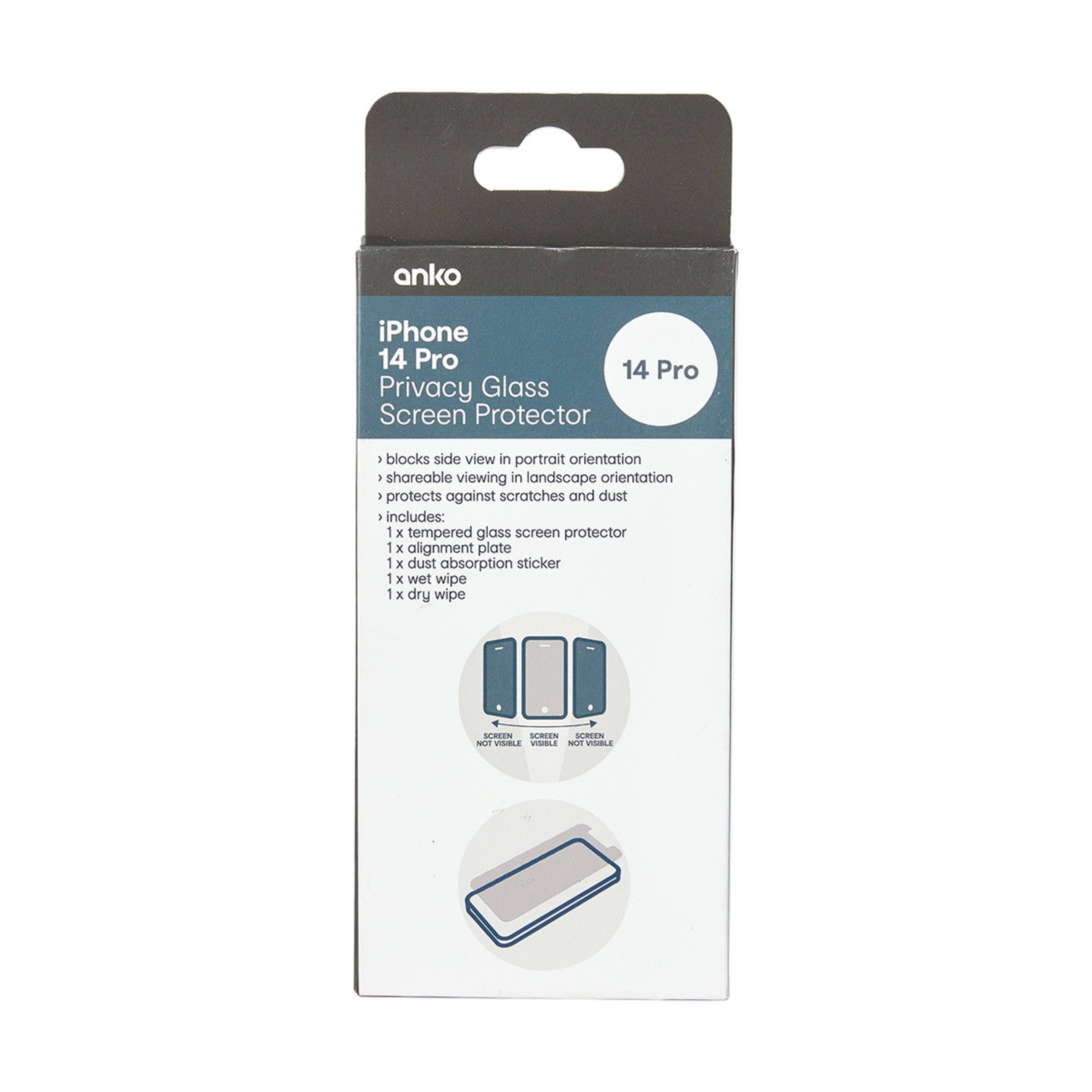 iPhone 14 Pro Privacy Glass Screen Protector Kmart