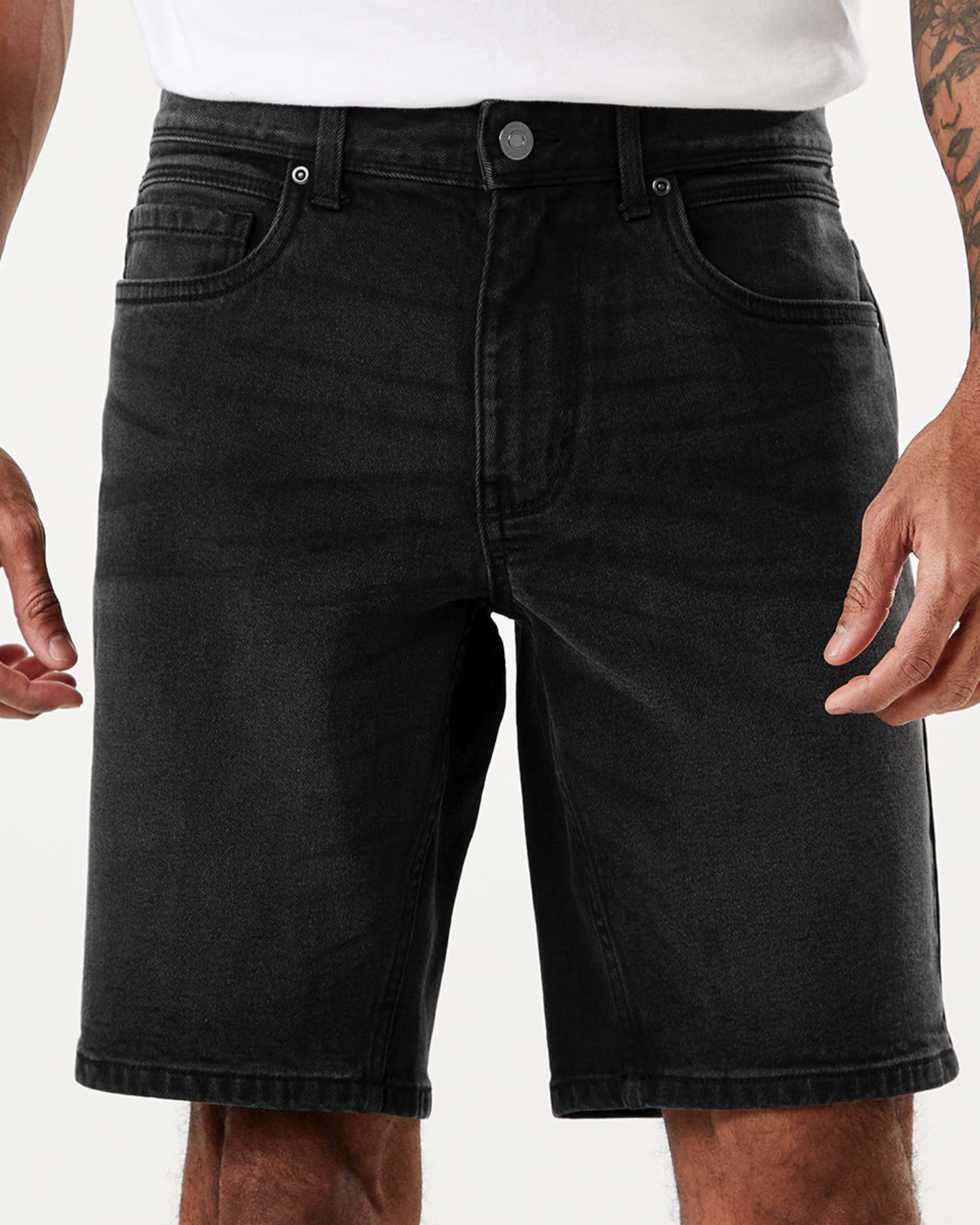 Slim Denim Shorts Kmart