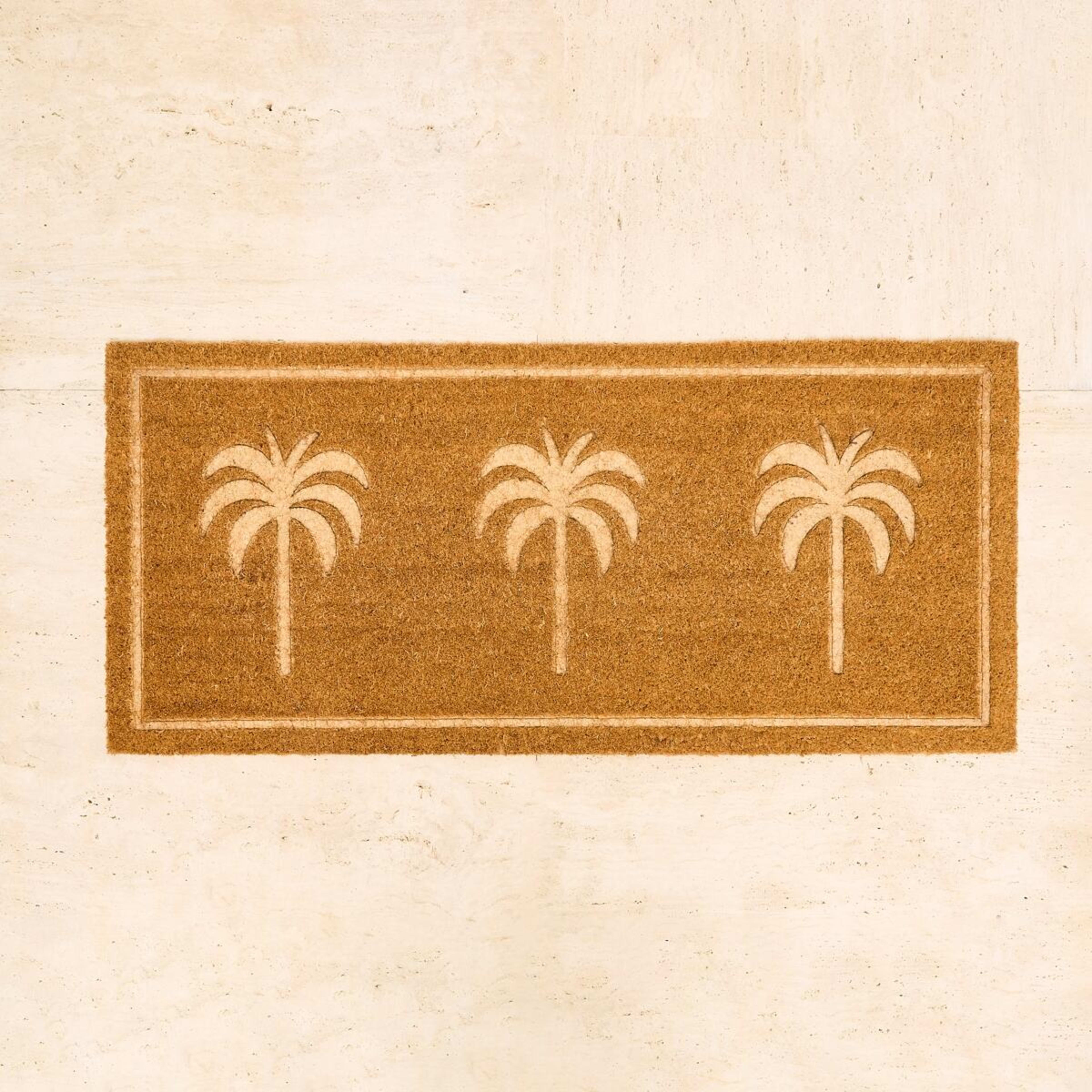 4 Palm Debossed Door Mat, 4 of 5