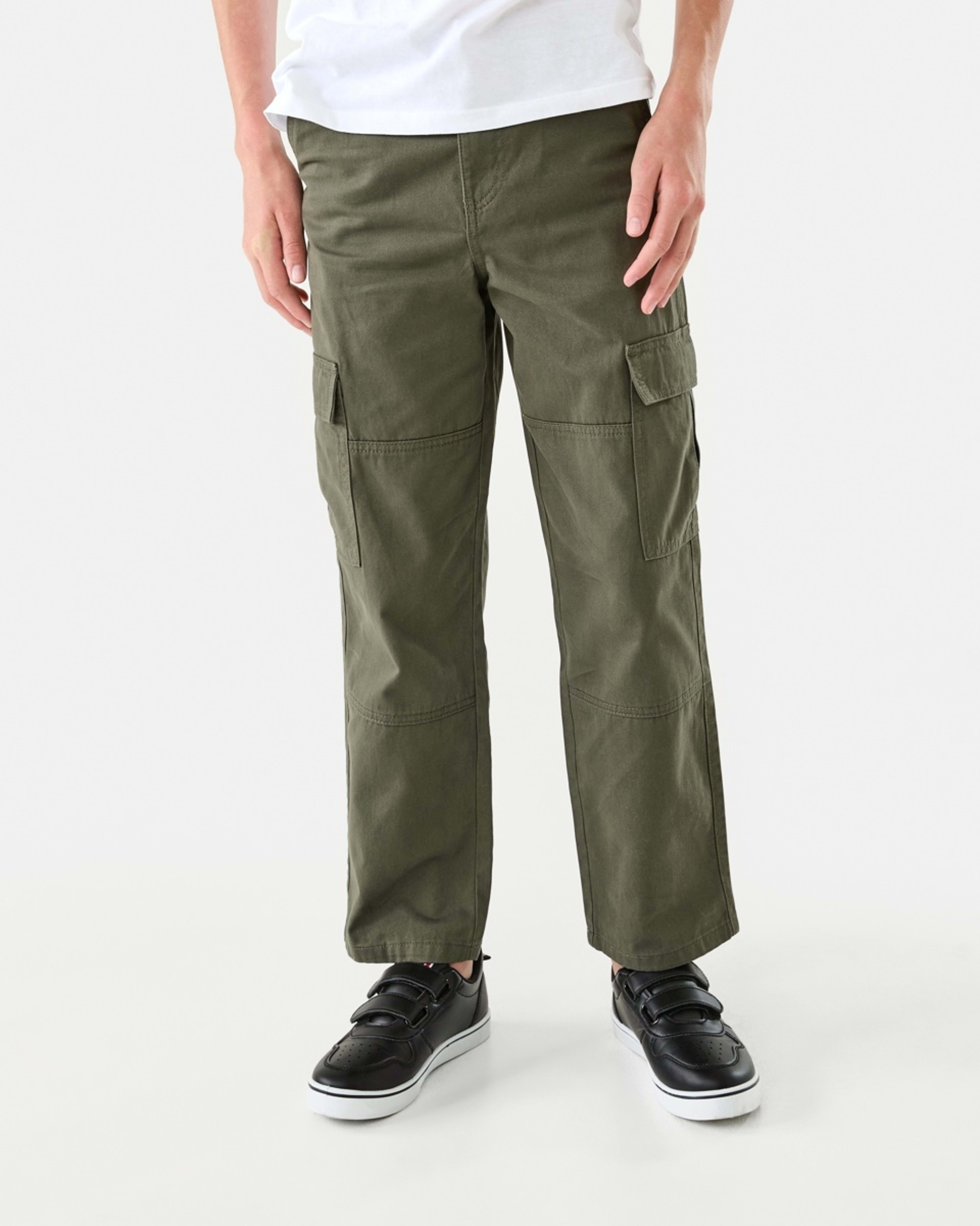 1 Fixed Waist Cargo Pants Army, 1 of 8