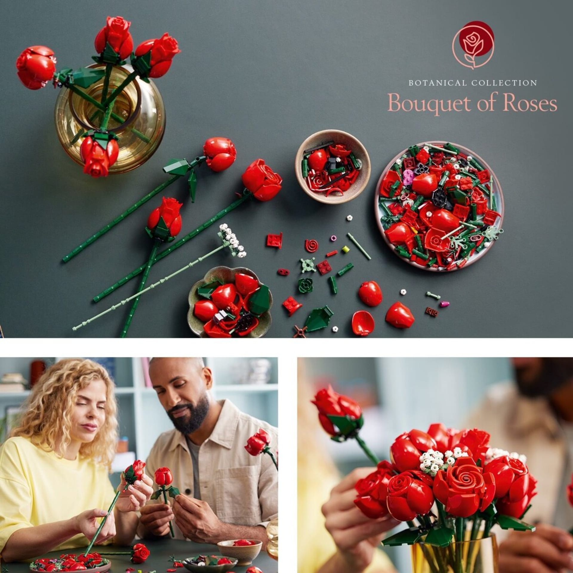 LEGO Botanicals Bouquet of Roses 10328 Kmart