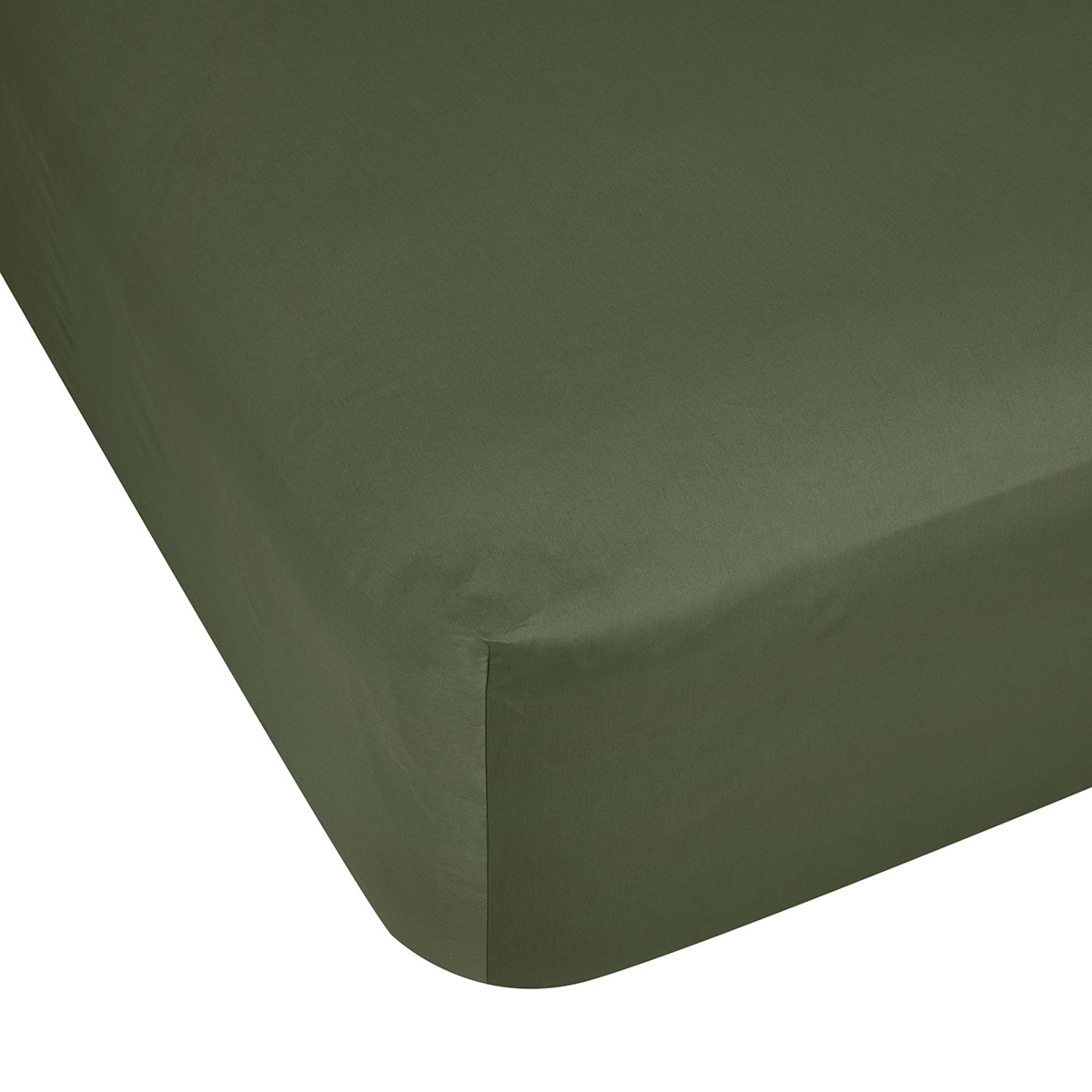 1 500 Thread Count Australian Grown Cotton Fitted Sheet - King Bed, Forest