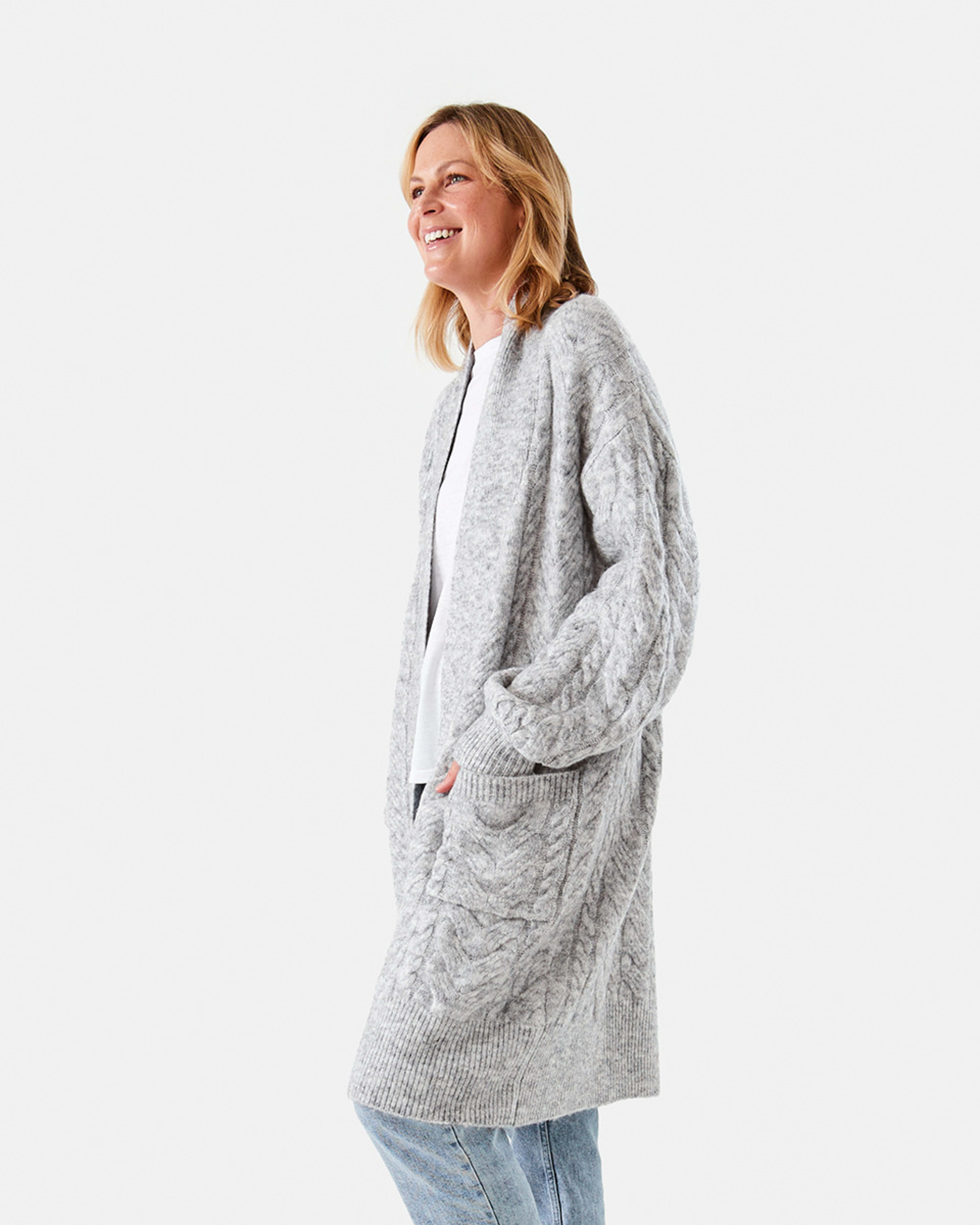 Cable Coatigan Kmart