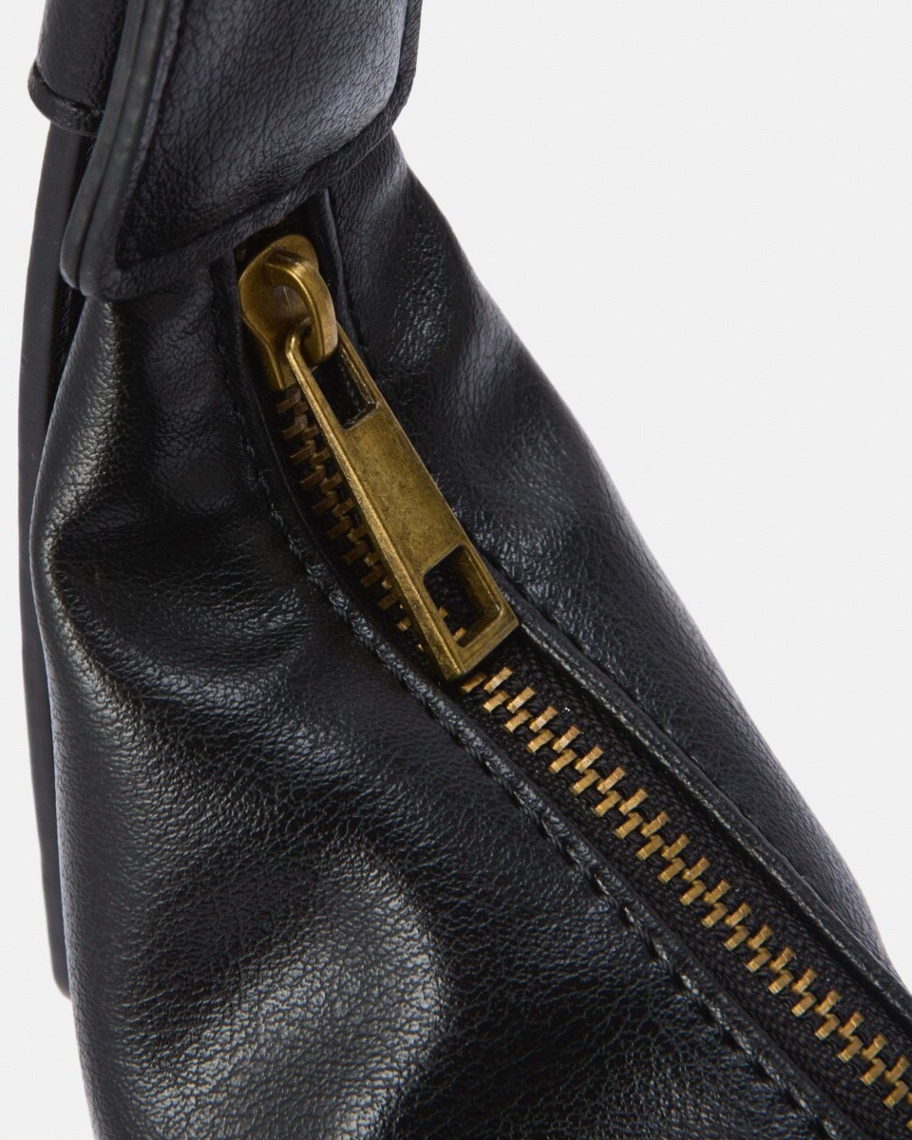 3 Crescent Crossbody Bag BLACK, 3 of 7