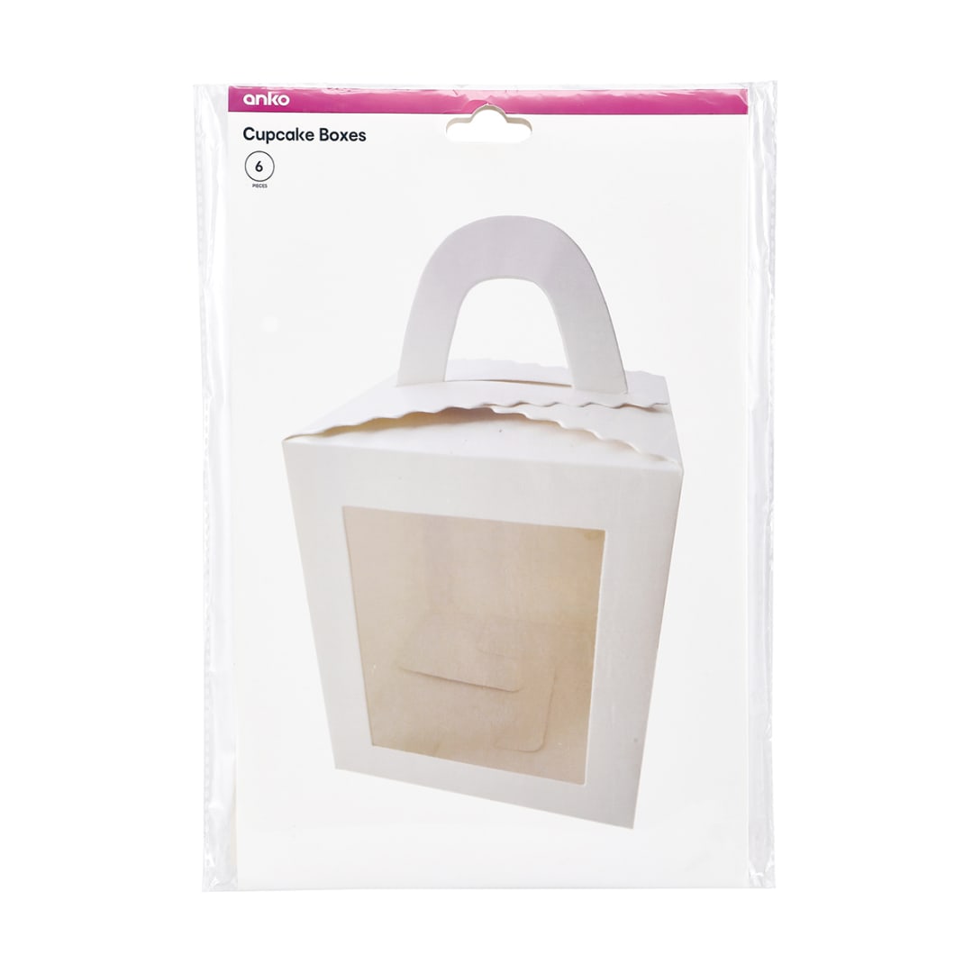 6 Pack Cupcake Boxes Kmart