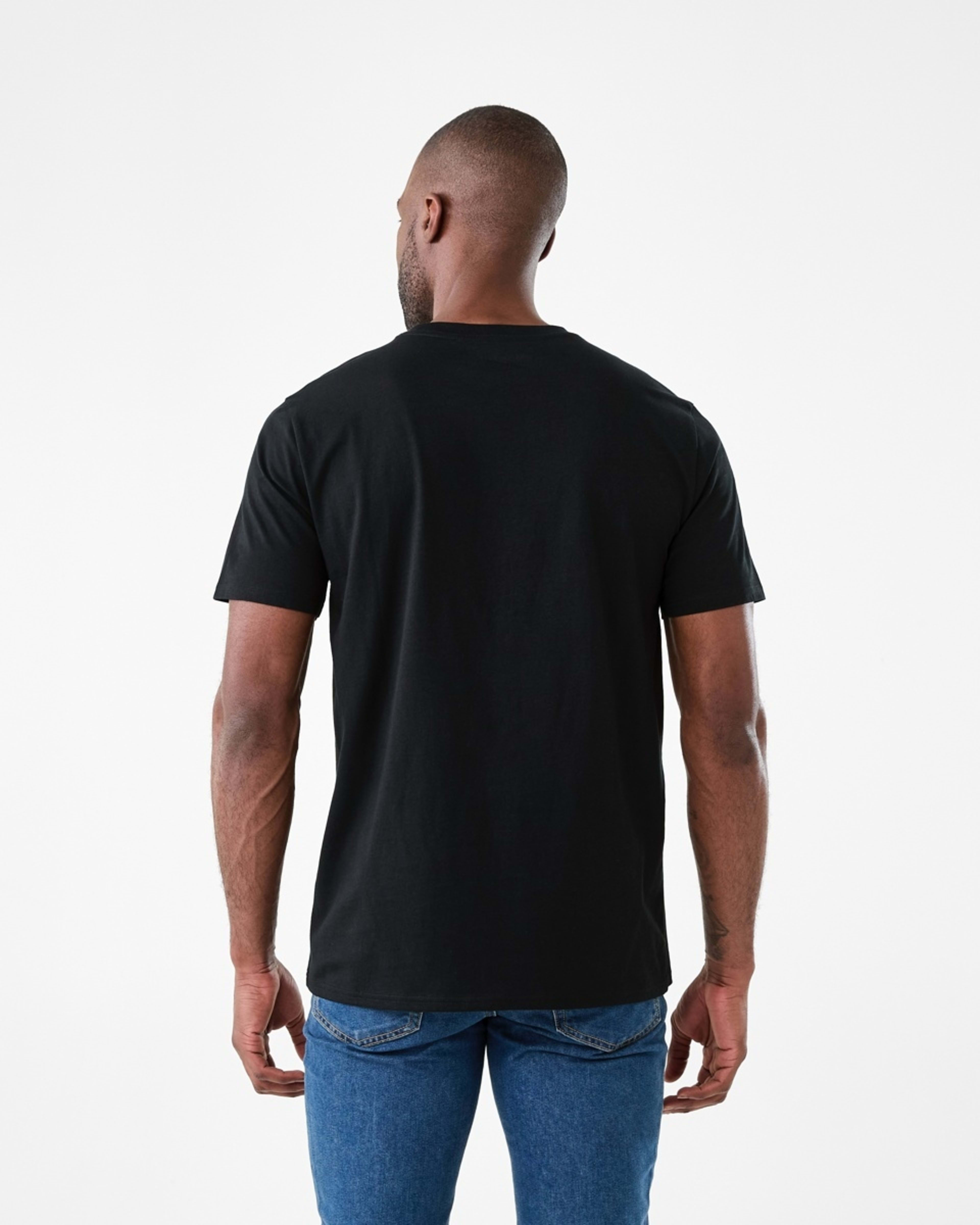 3 Print T-shirt Black, 3 of 5