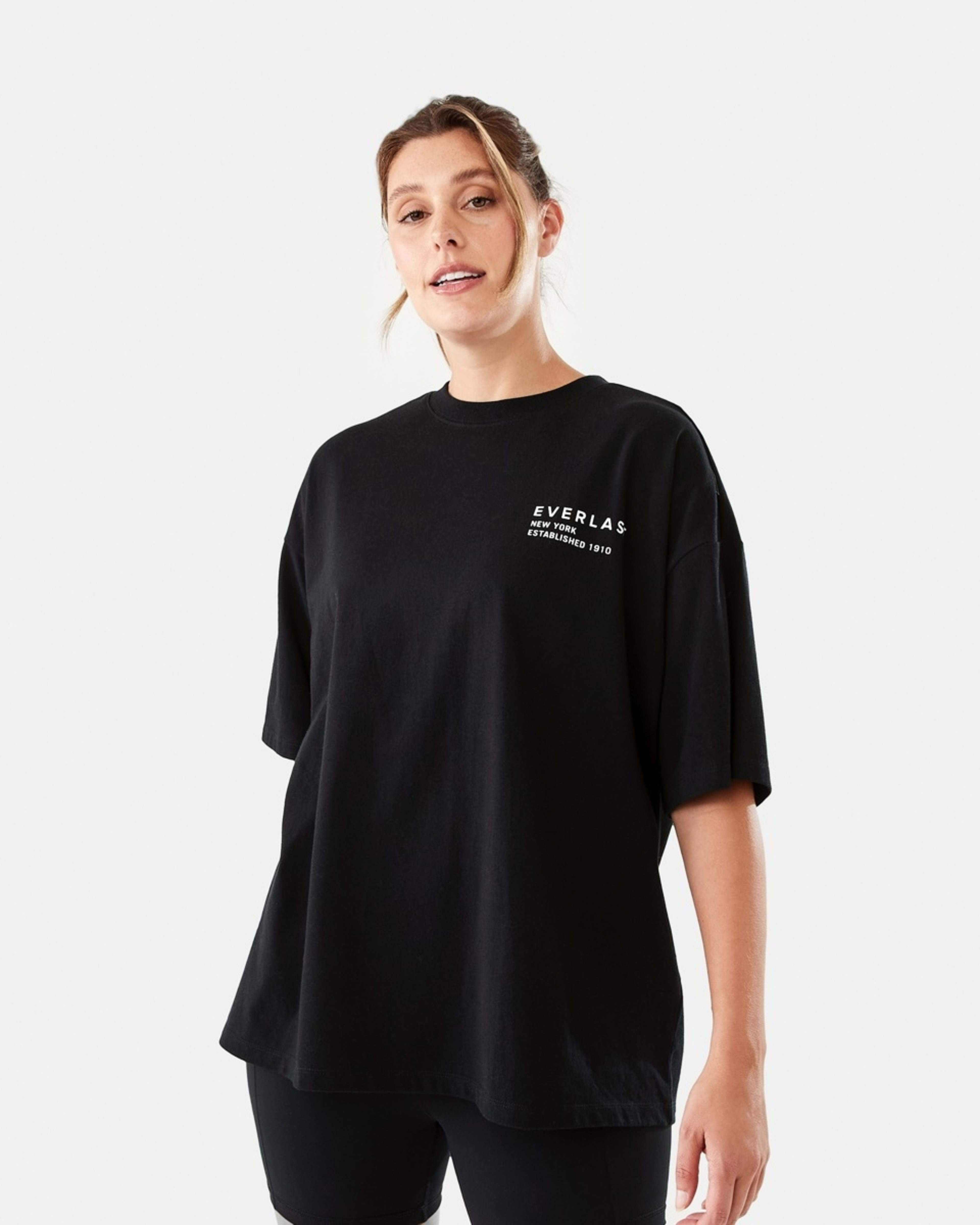 1 Everlast Womens Street Boyfriend T-shirt Black