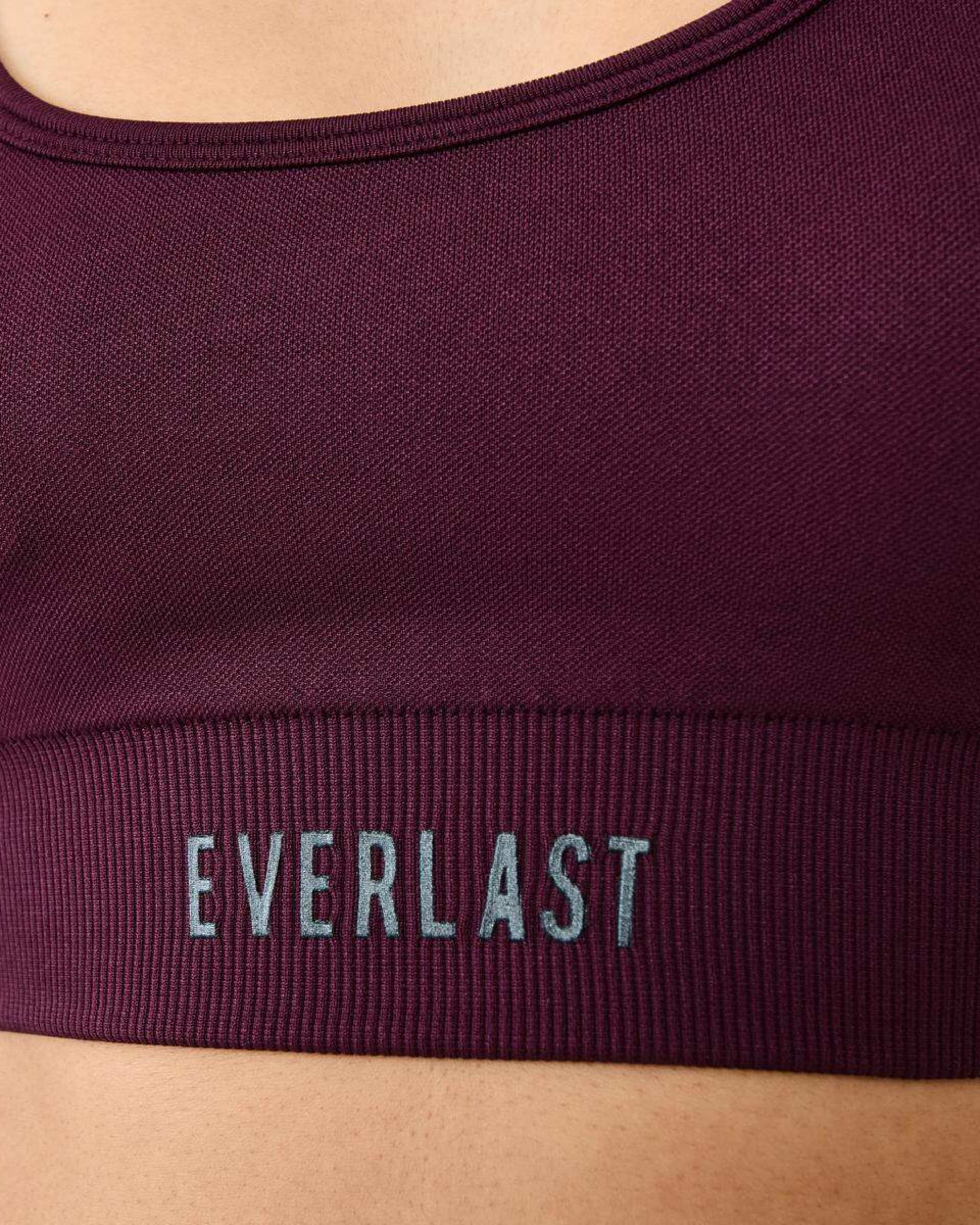 8 Everlast Womens Scoop Neck Seamfree Crop Top EVERLAST CHERRY LAQ, 8 of 10