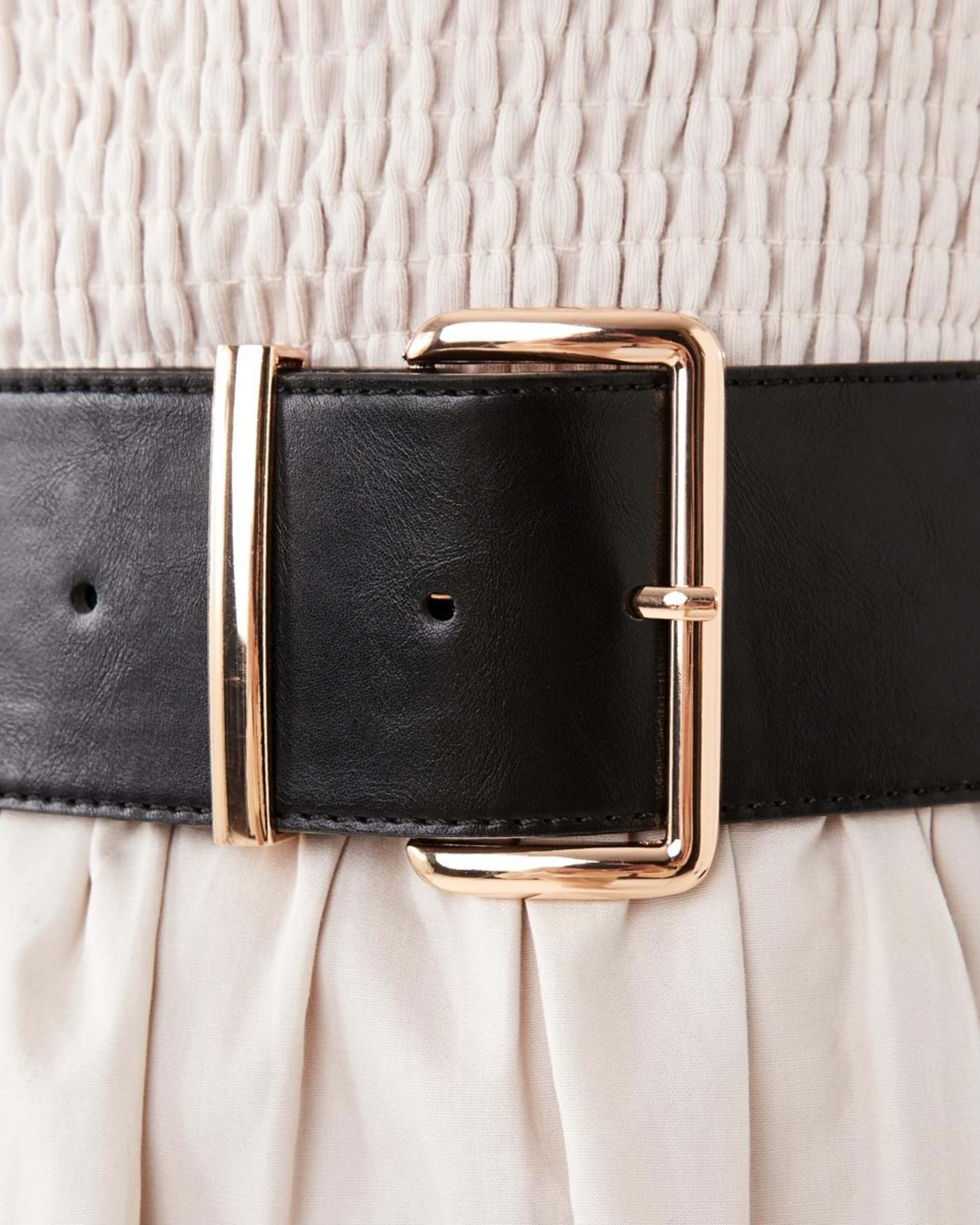 4 Wide Waist Belt BLACK, 4 of 4