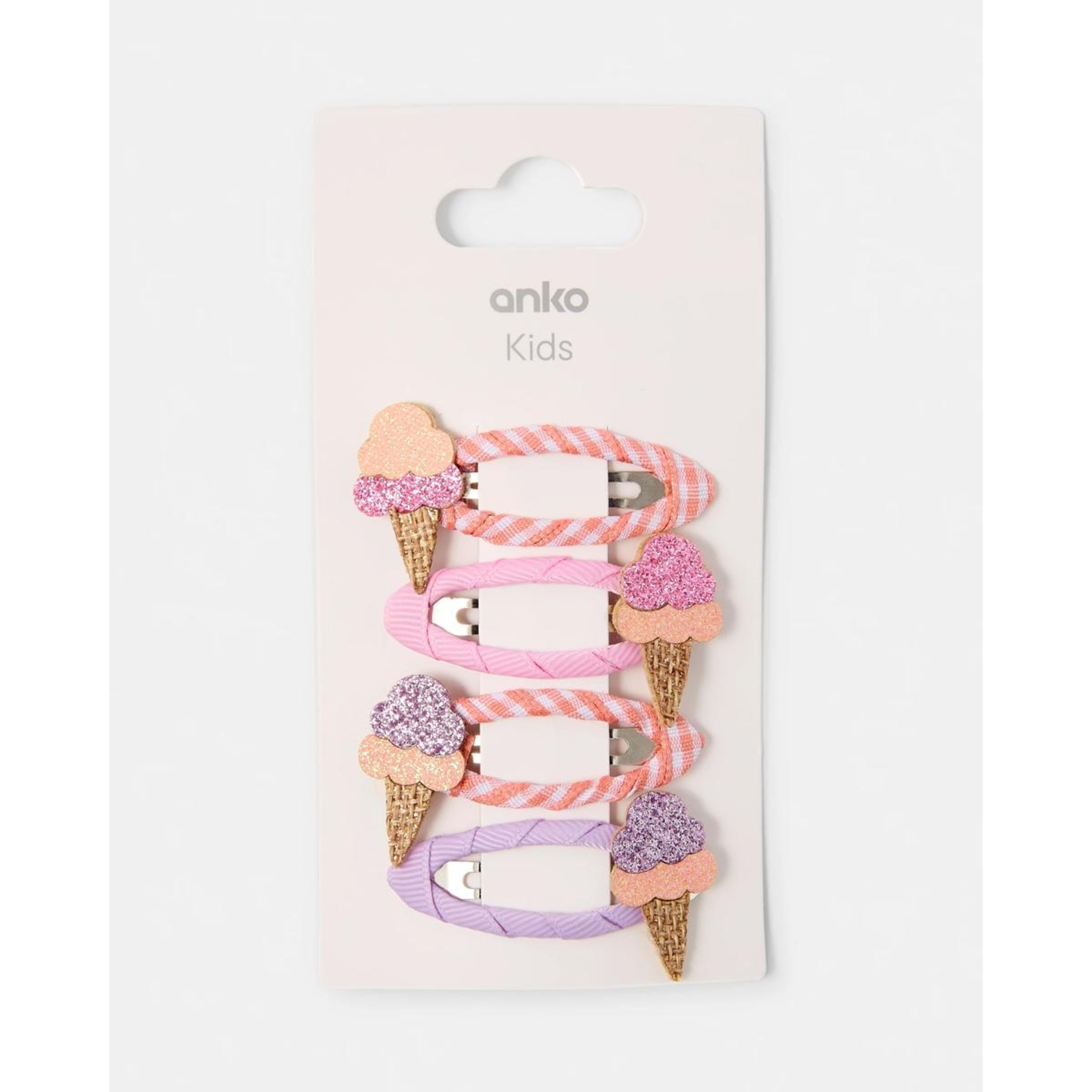 3 4 Pack Ice Cream Hair Clips, 3 of 3