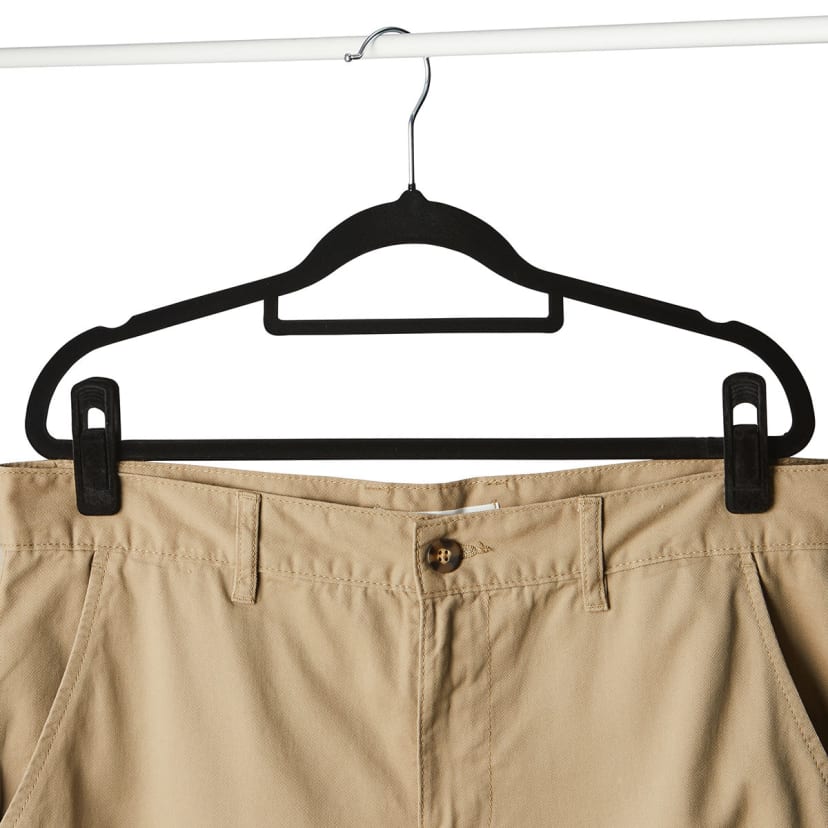 20 Pack Flocked Hanger Clips Kmart