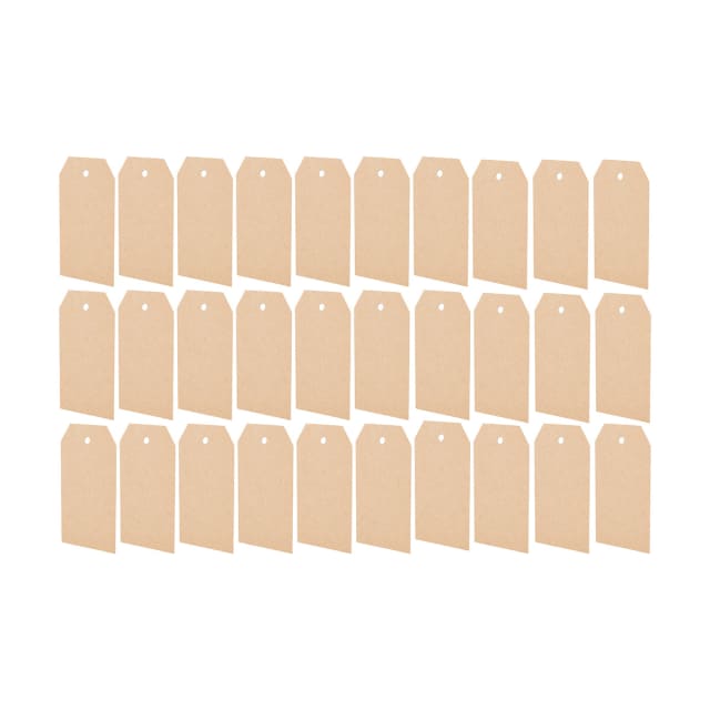 30 Piece Kraft Parcel Tags Kmart