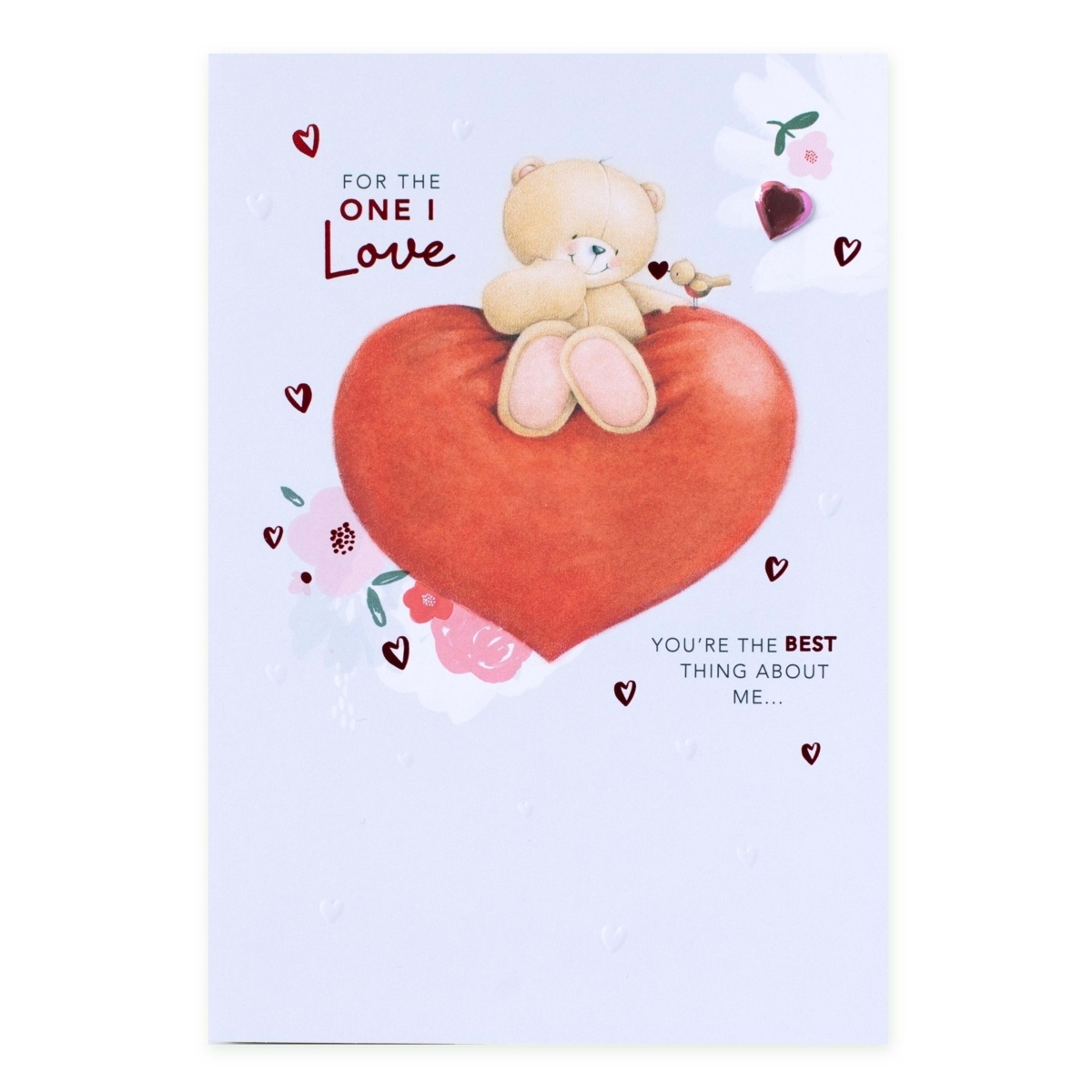 3 Hallmark Valentine's Day Forever Friends Card - For The One I Love, You're The Best Thing About Me..., 3 of 3