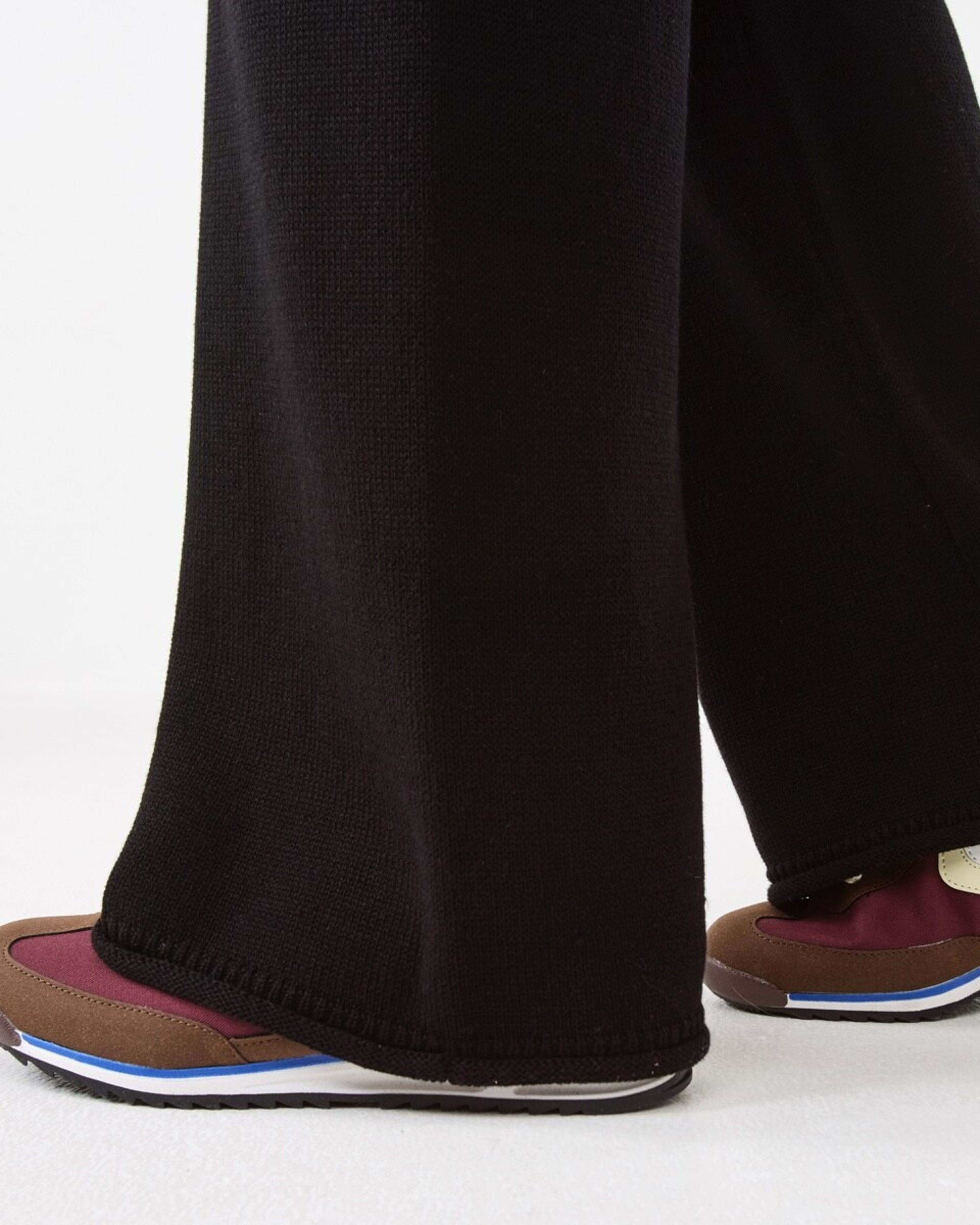 6 Rolled Up Hem True Knit Pants Black, 6 of 6