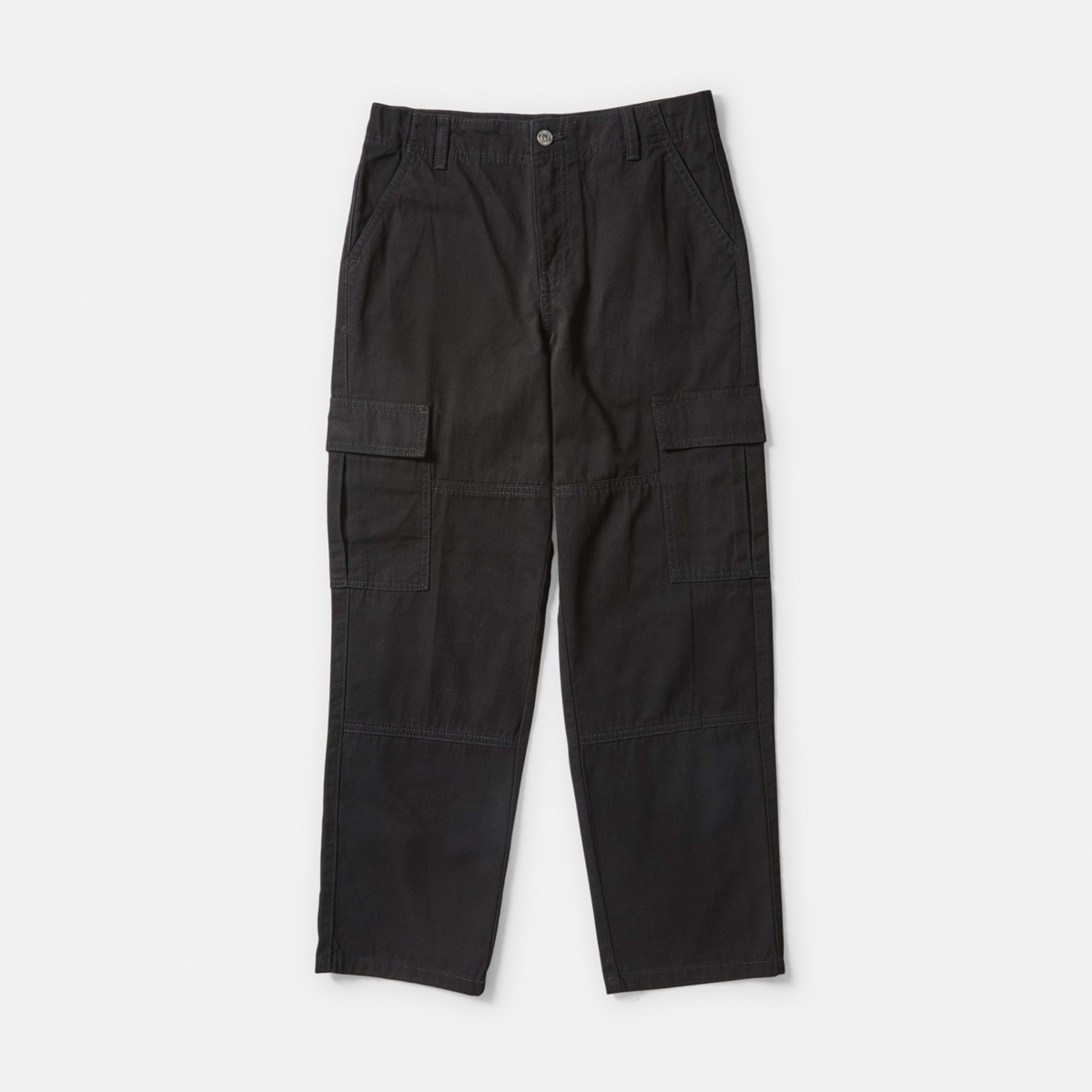 7 Fixed Waist Cargo Pants Black, 7 of 8