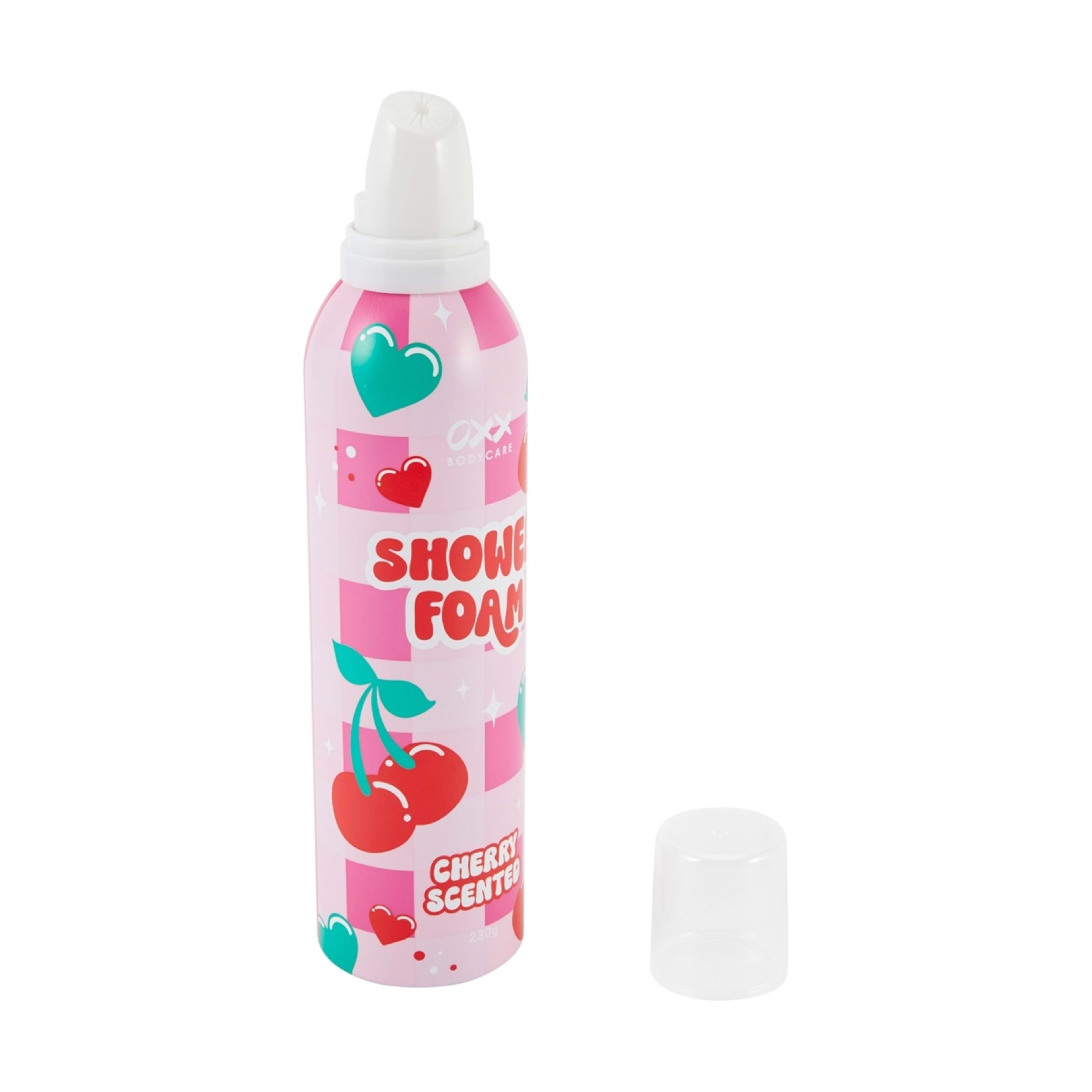 2 OXX Bodycare Shower Foam 230g - Cherry Scented, 2 of 4