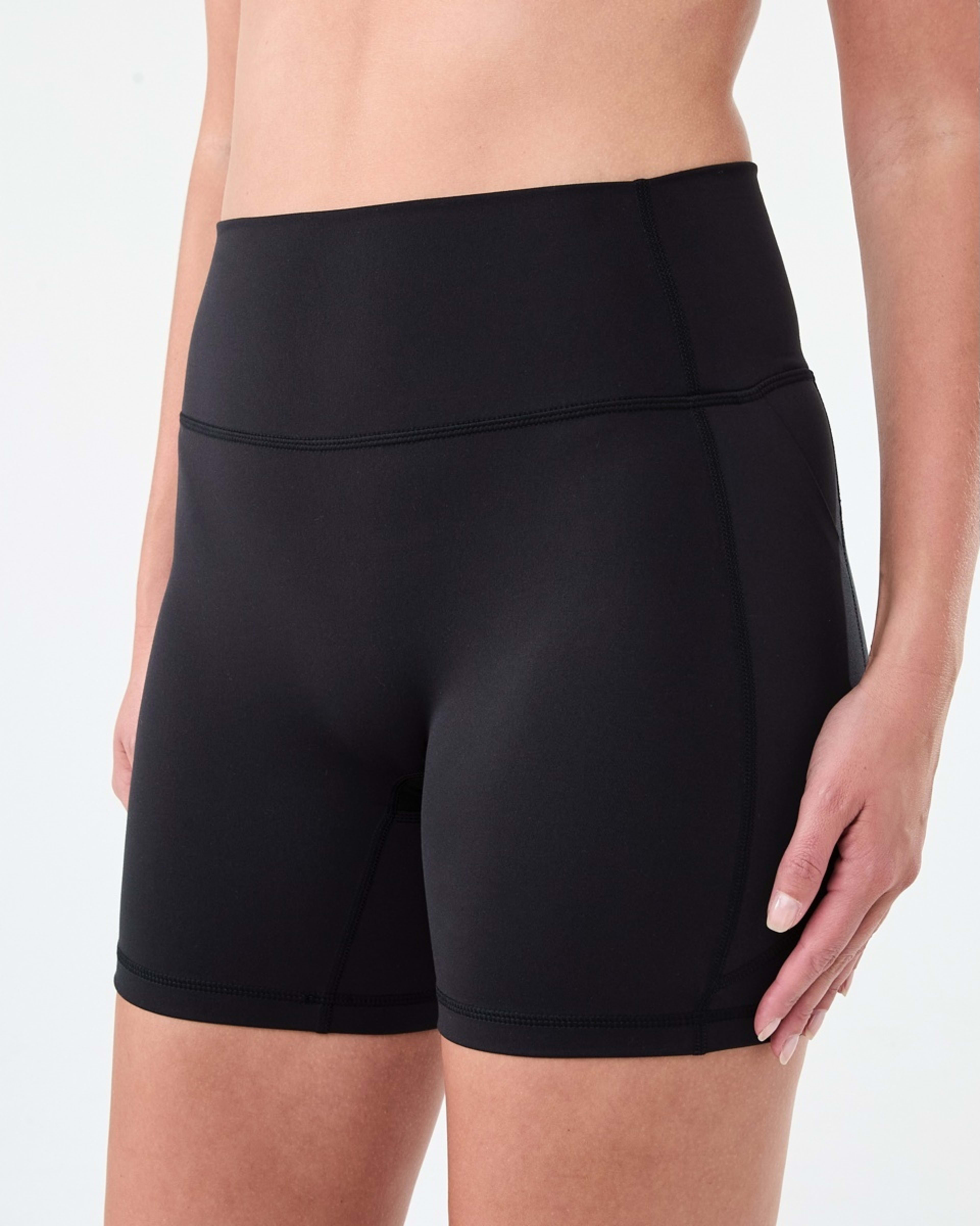 2 Active Womens Ultrasoft Shorts Black, 2 of 6
