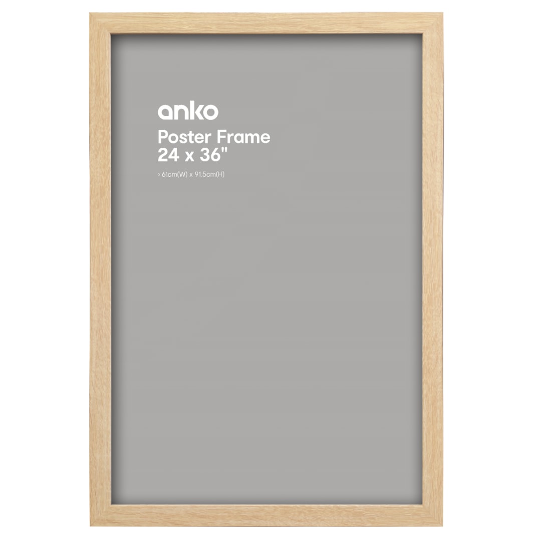 Large Poster Frame 61cm x 91.5cm, Wood Kmart