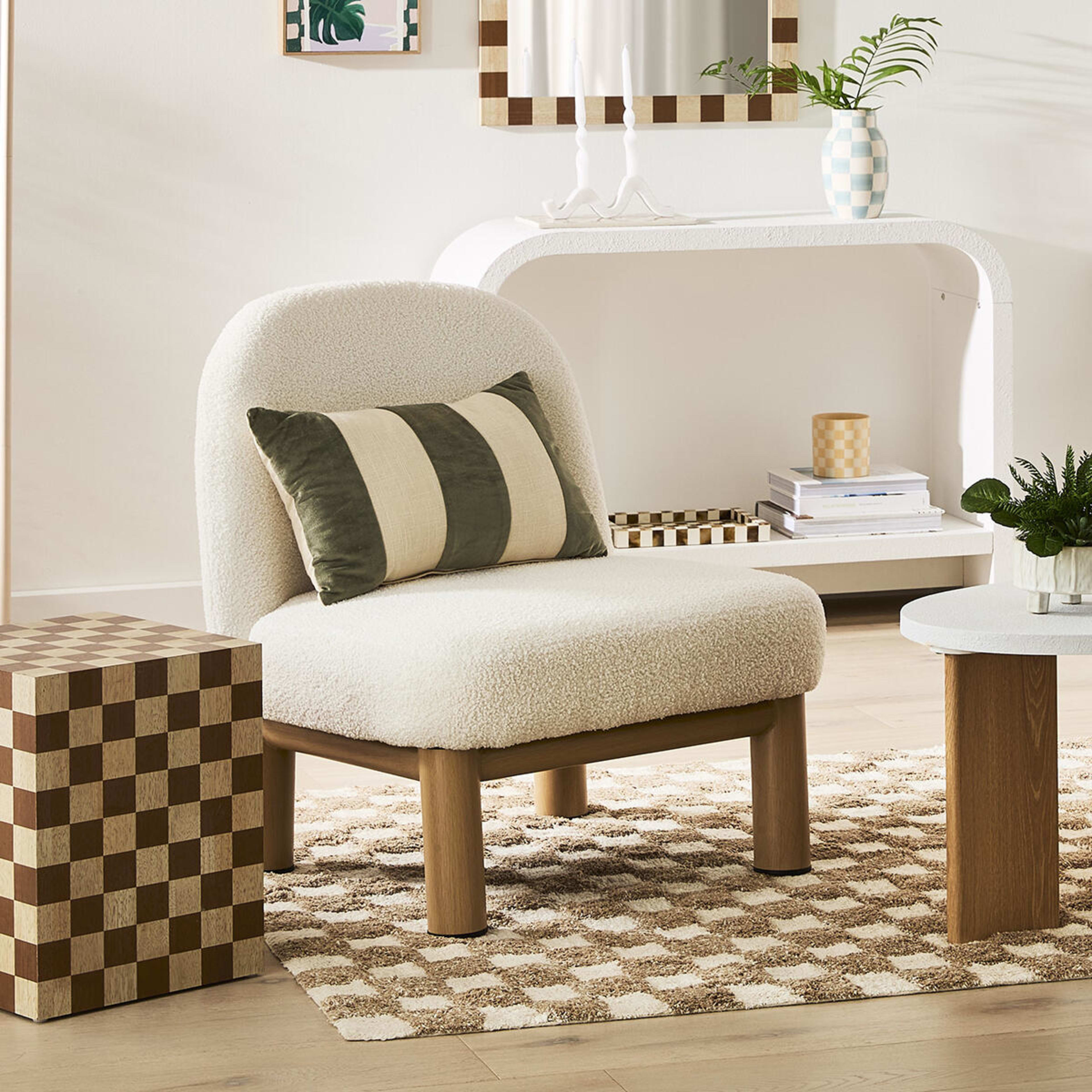 10 Remi Boucle Lounge Chair, 10 of 10