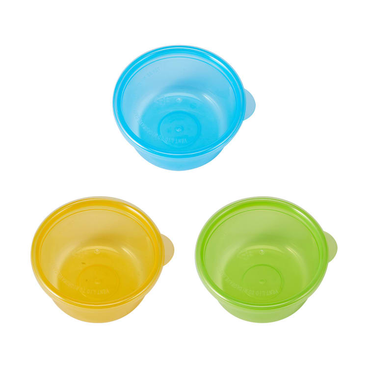 6 Pack Reusable Bowls with Lids Kmart