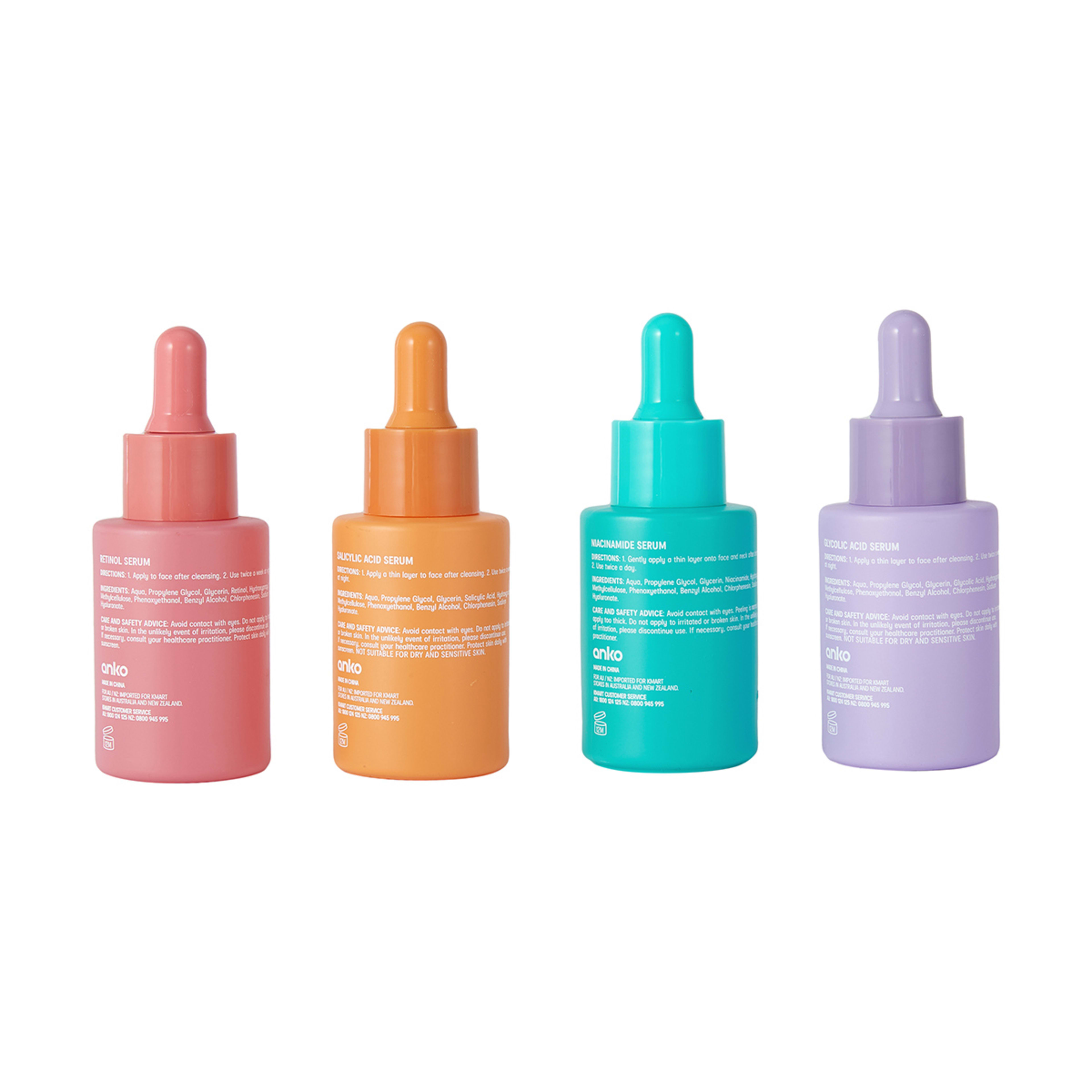4 Piece Super Serums Kmart
