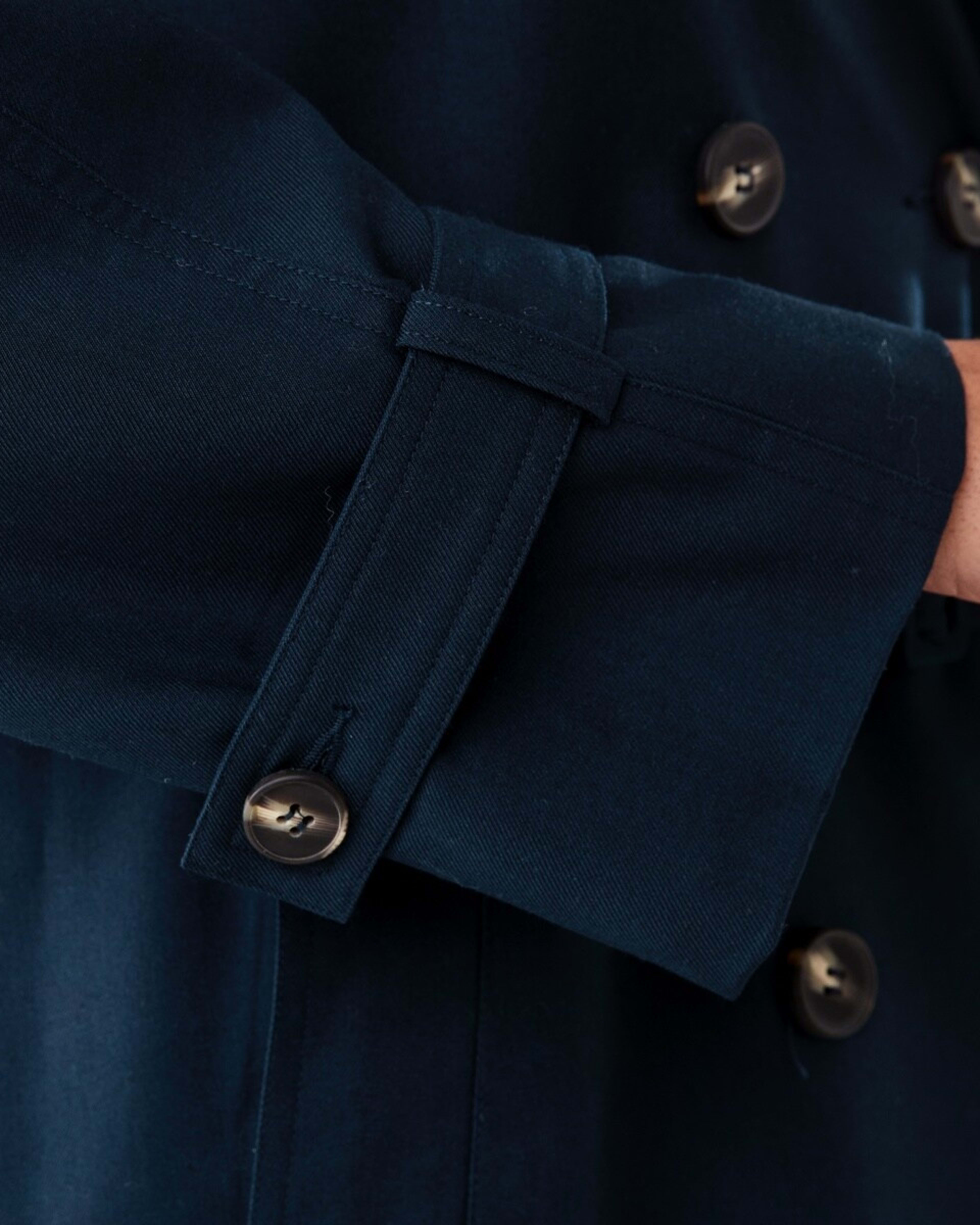 9 Lightweight Trench Coat Navy Blaze, 9 of 10