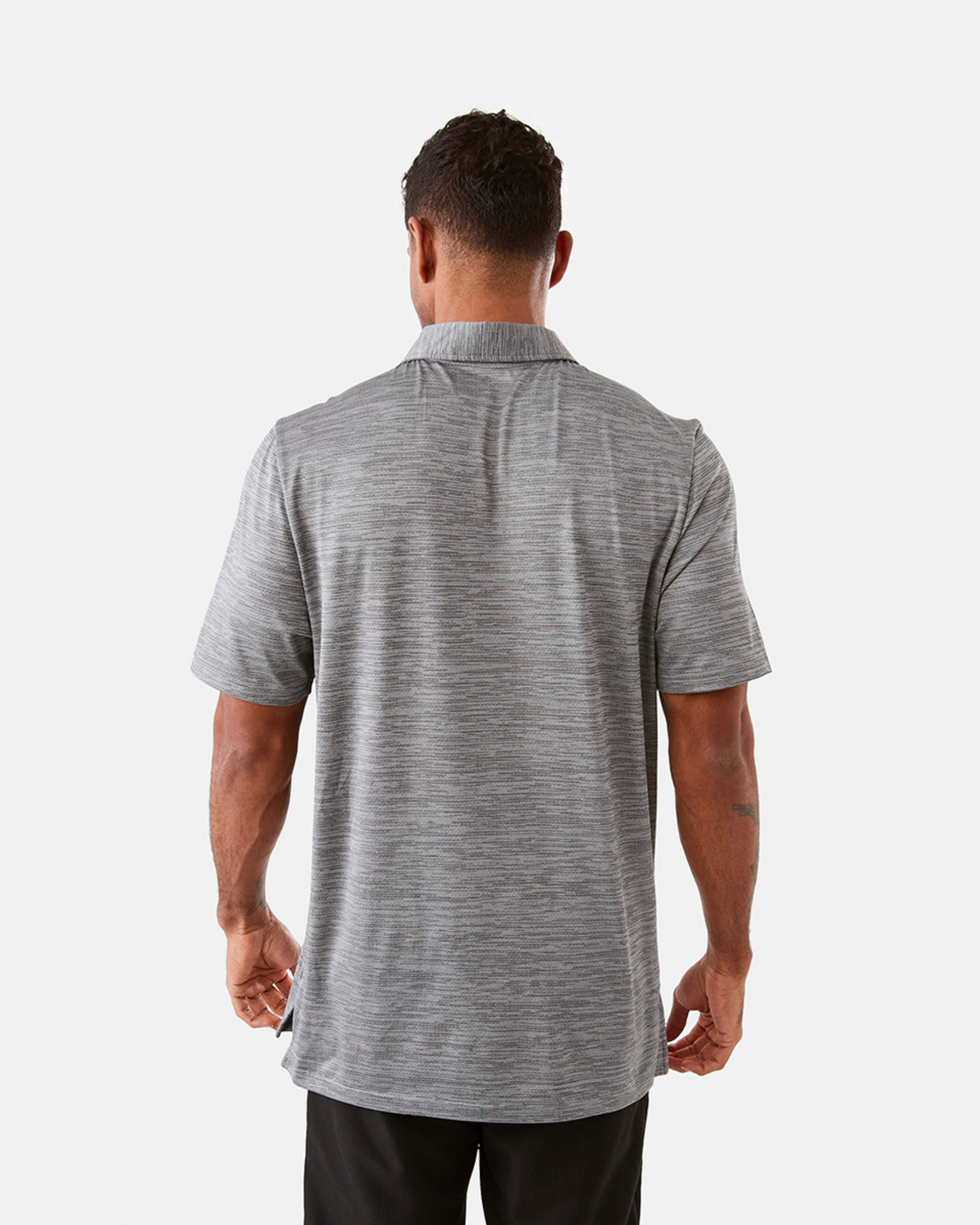 3 Active Mens Cationic Polo Shirt QUIET SHADE, 3 of 6