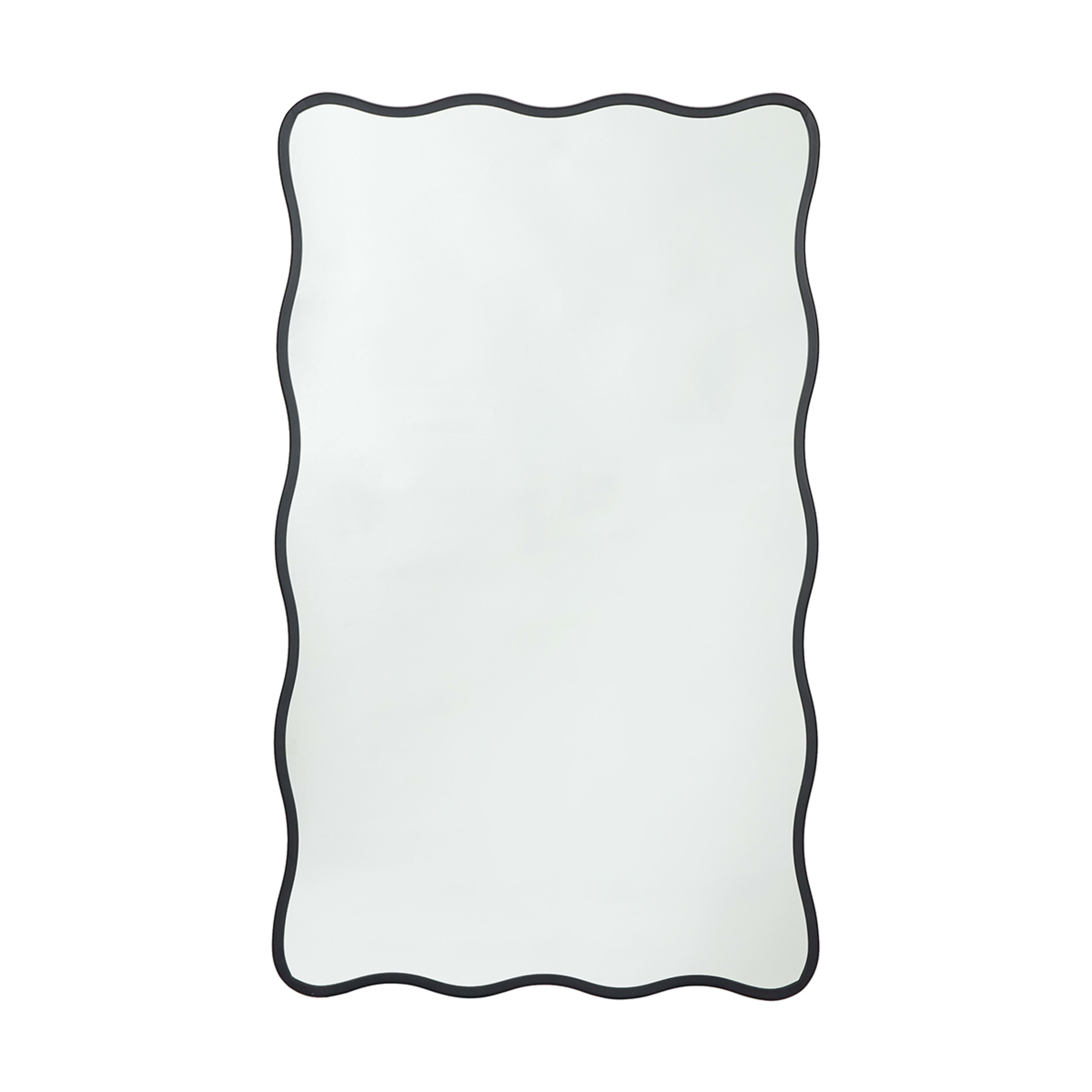 1 Wave Mirror - Black, 1 of 6