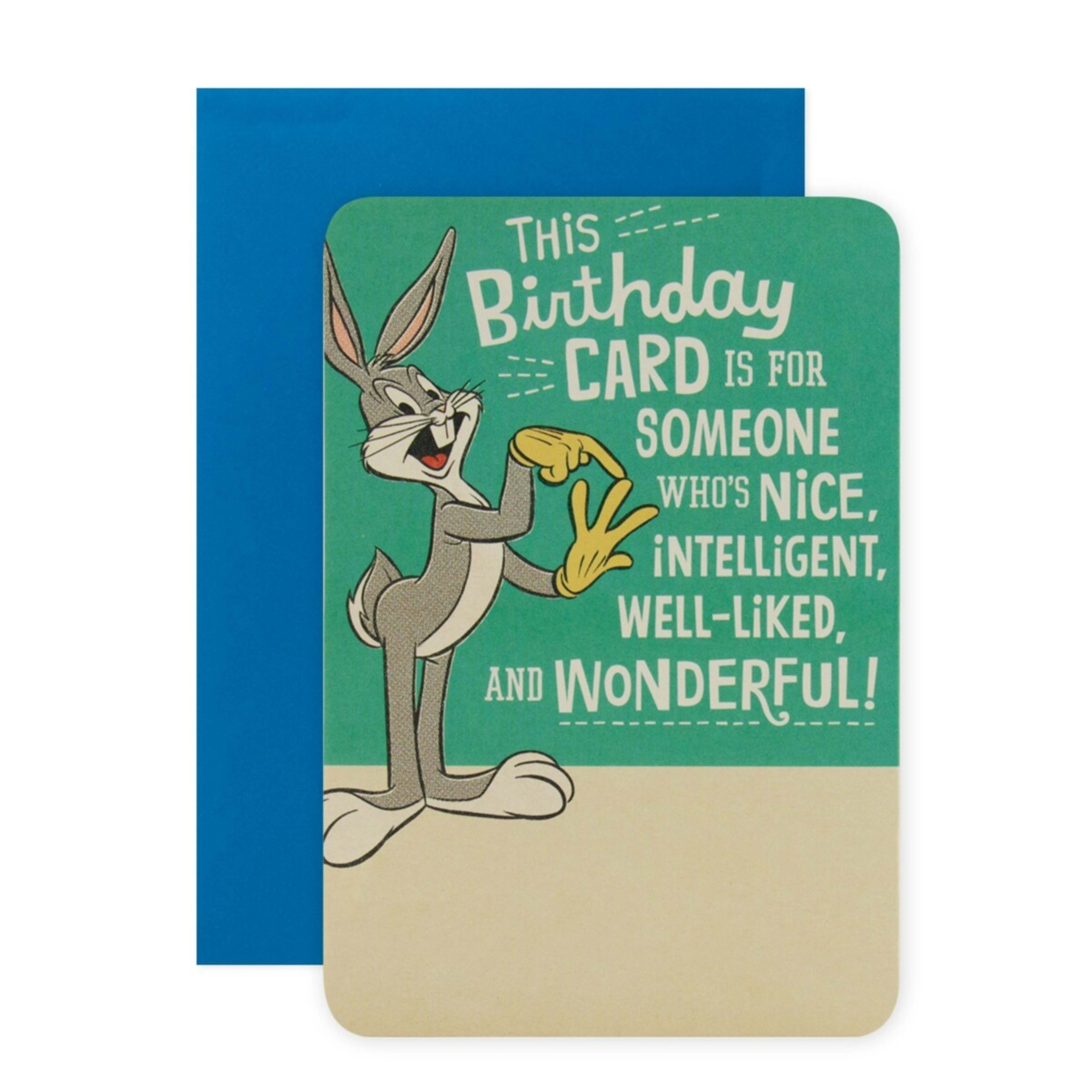 1 Connections from Hallmark Looney Tunes Pop-Up Birthday Card - Bugs Bunny