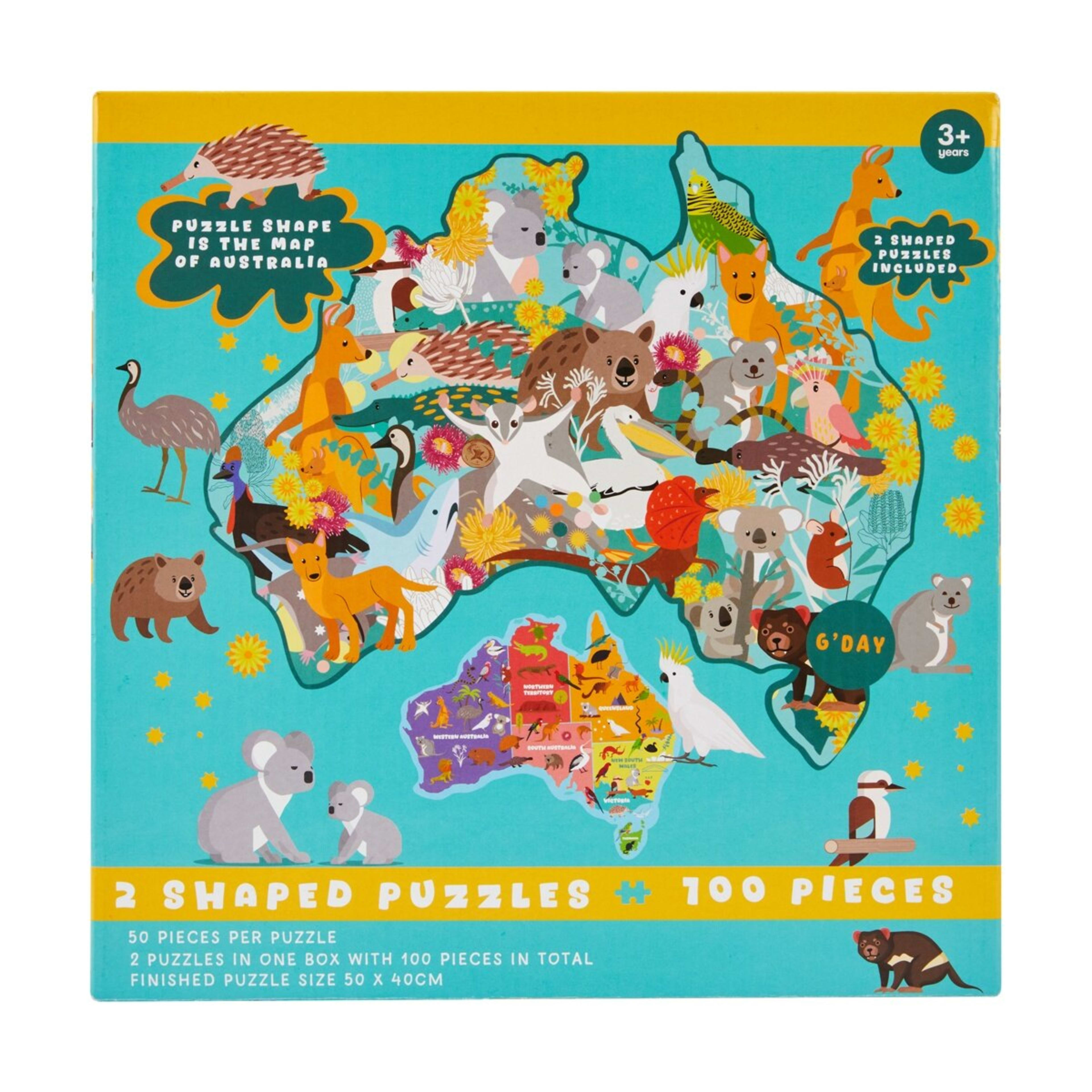 1 2 Shaped Puzzles, 1 of 2