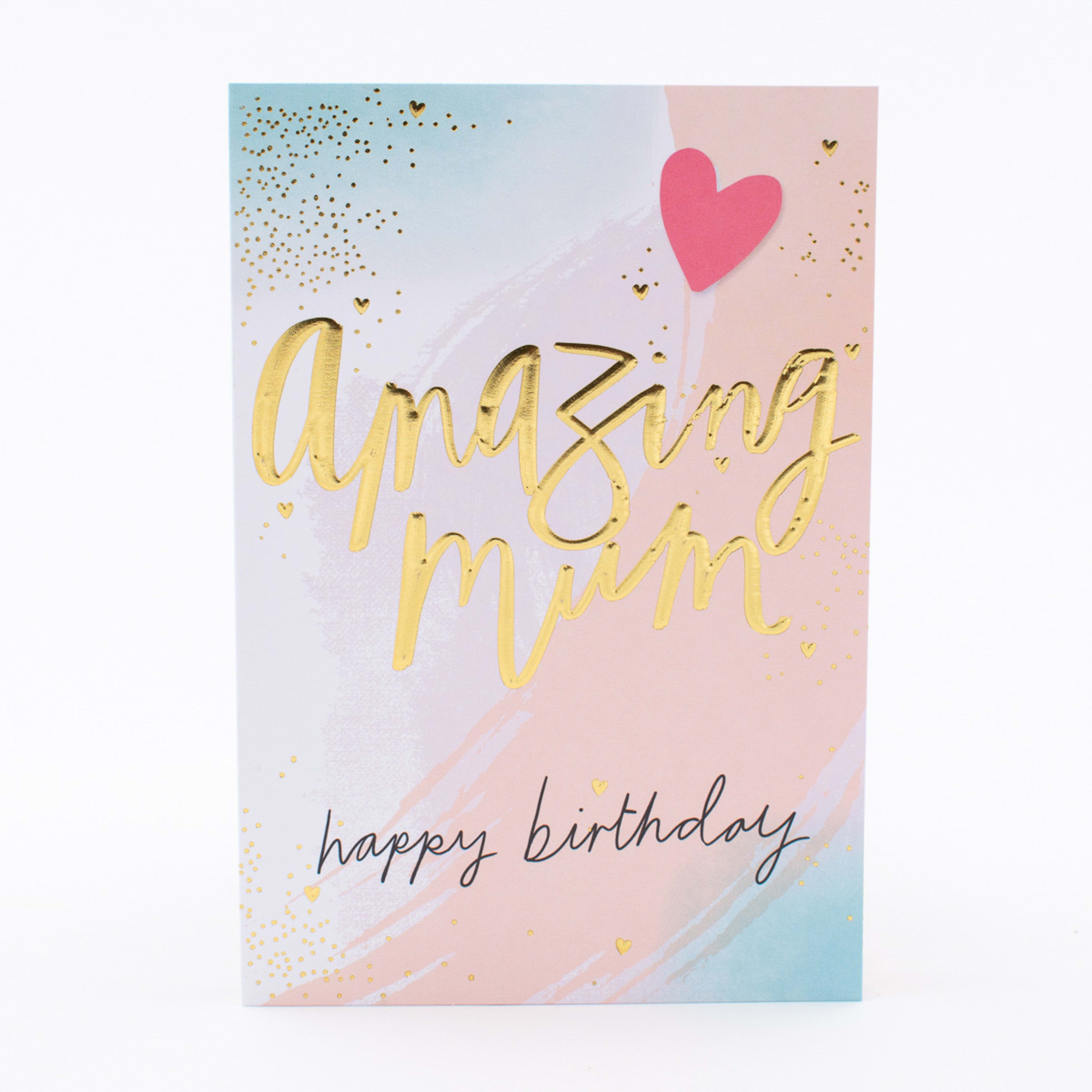 1 Hallmark Birthday Card for Mum - Colourful Paint Strokes