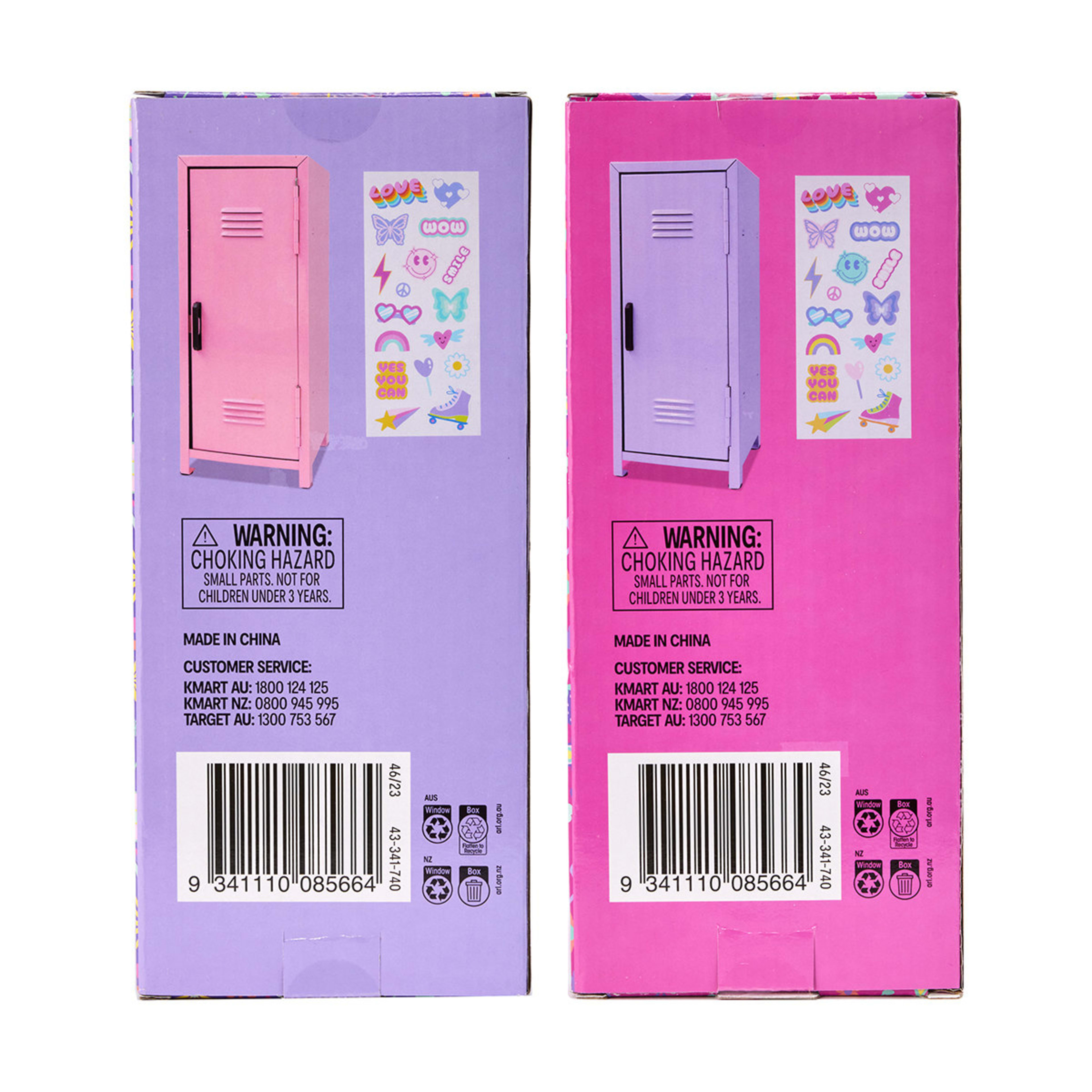 10 Desktop Locker with Stickers - Assorted, 10 of 10