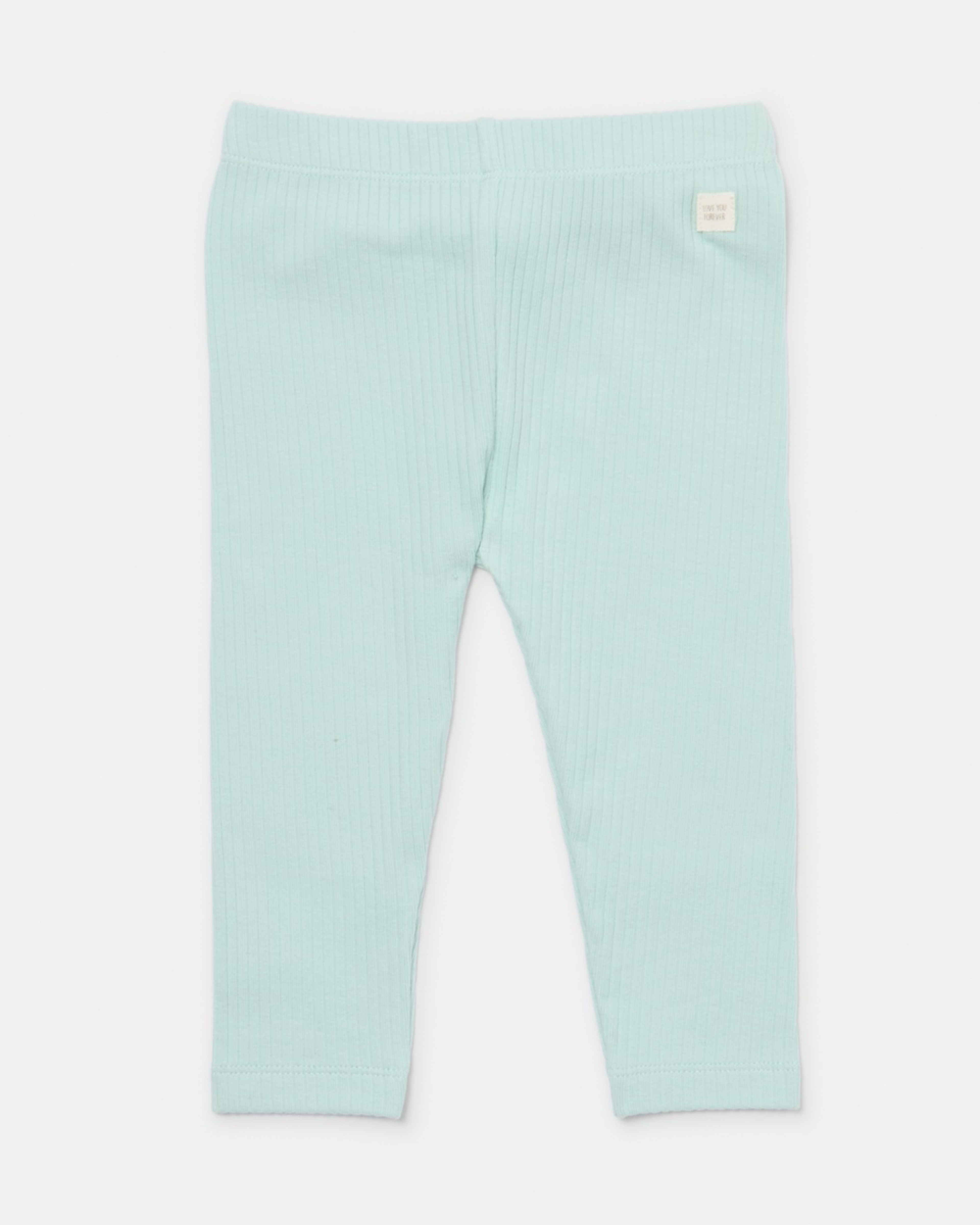 3 3 Pack Rib Leggings Green 3pk, 3 of 8
