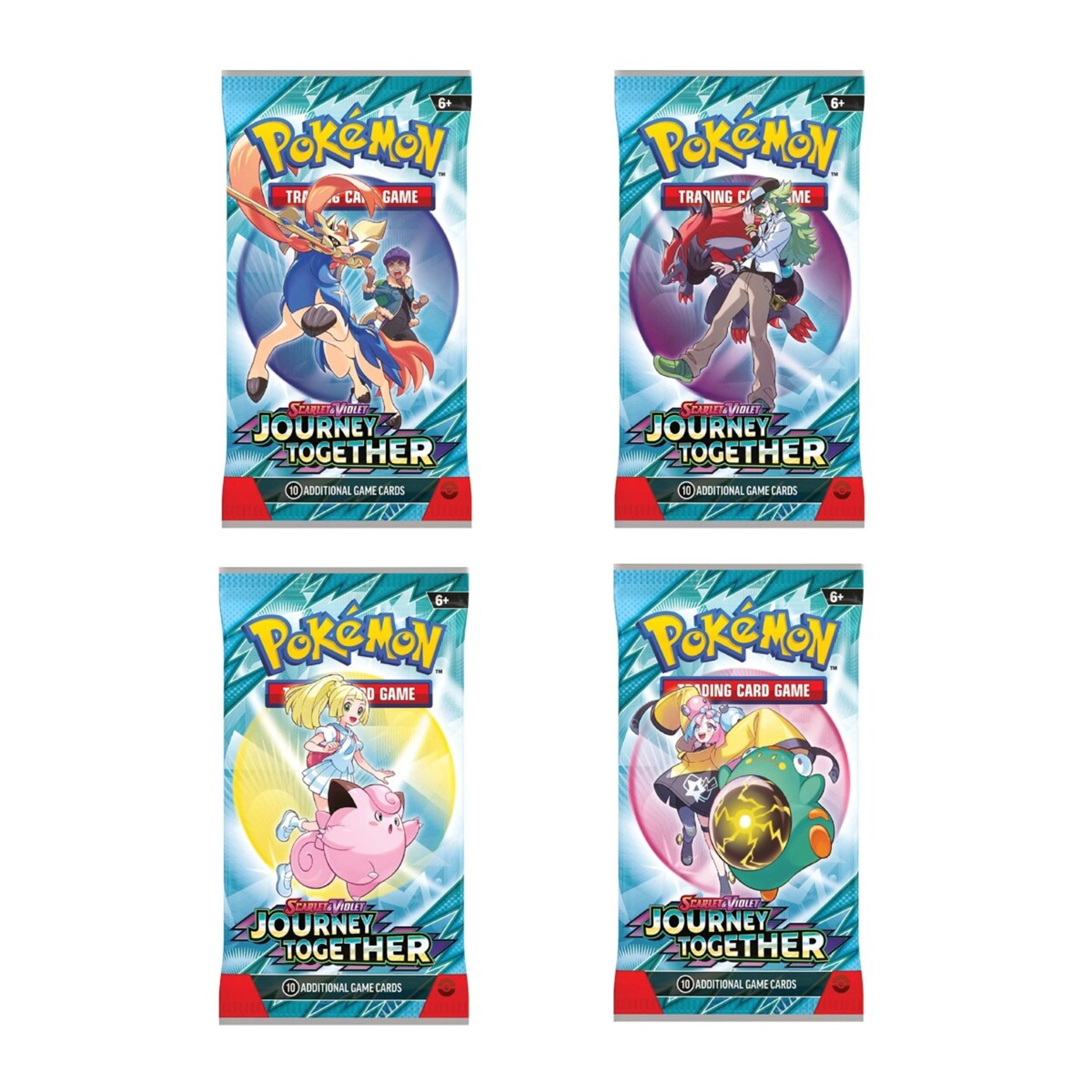 1 Pokemon Trading Card Game: Scarlet Violet Journey Together Booster Pack - Assorted