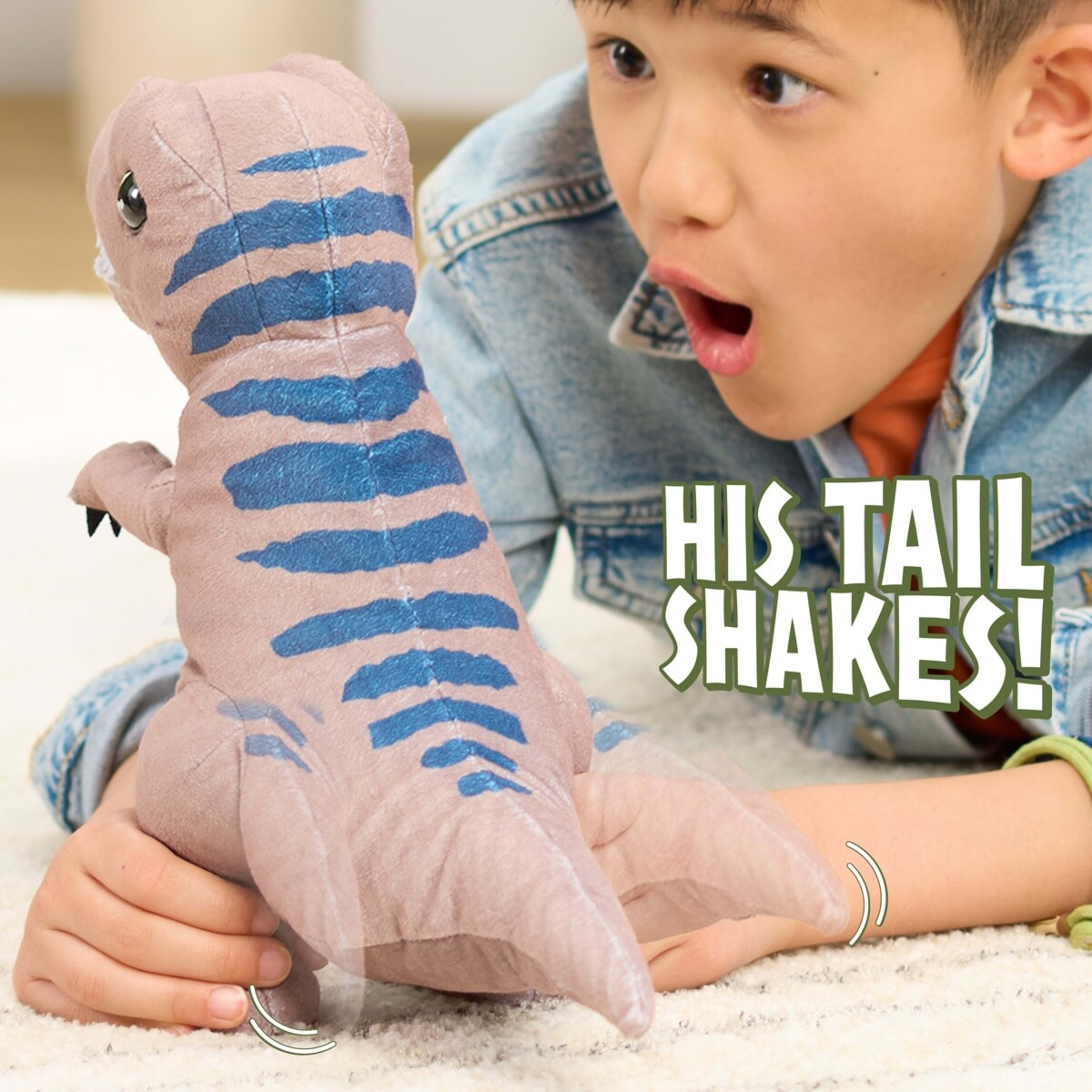 4 Jurassic World Rebirth Roaring T-Rex Plush Toy, 4 of 6