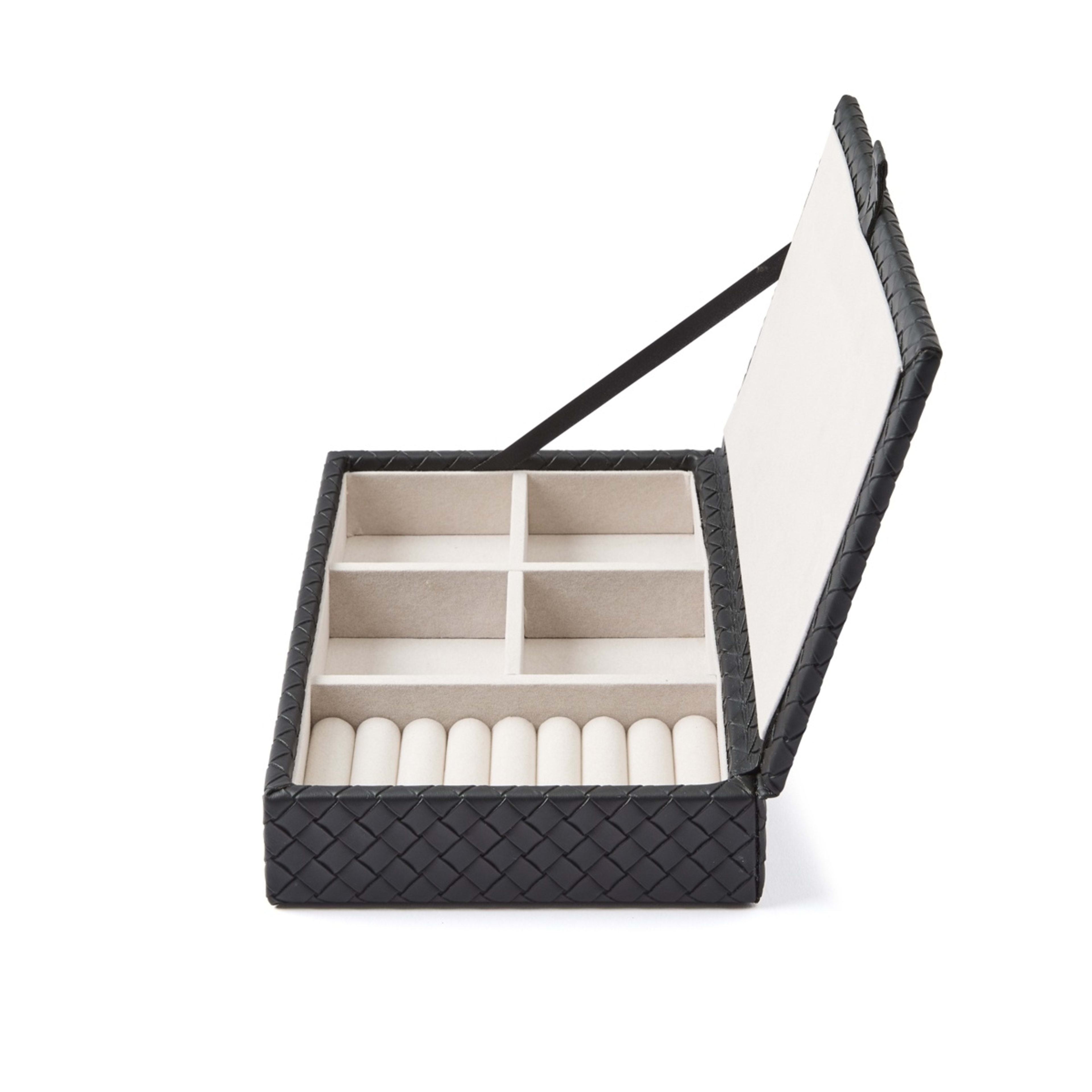 6 Weave Jewellery Storage - Black, 6 of 8