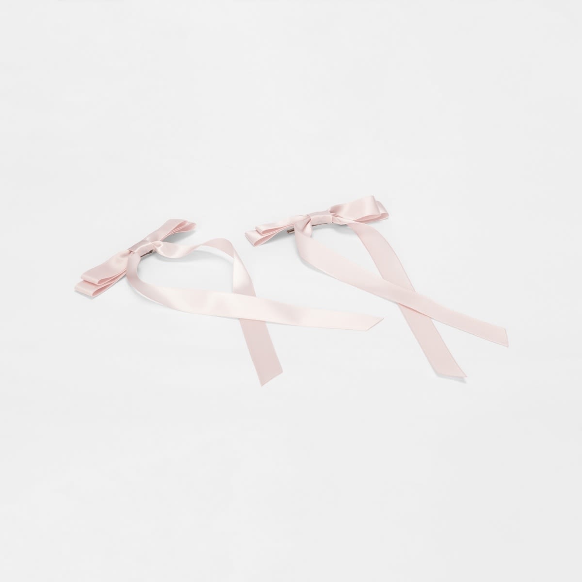 2 Pack Pink Ribbon Bow Slide Hair Clips Kmart NZ