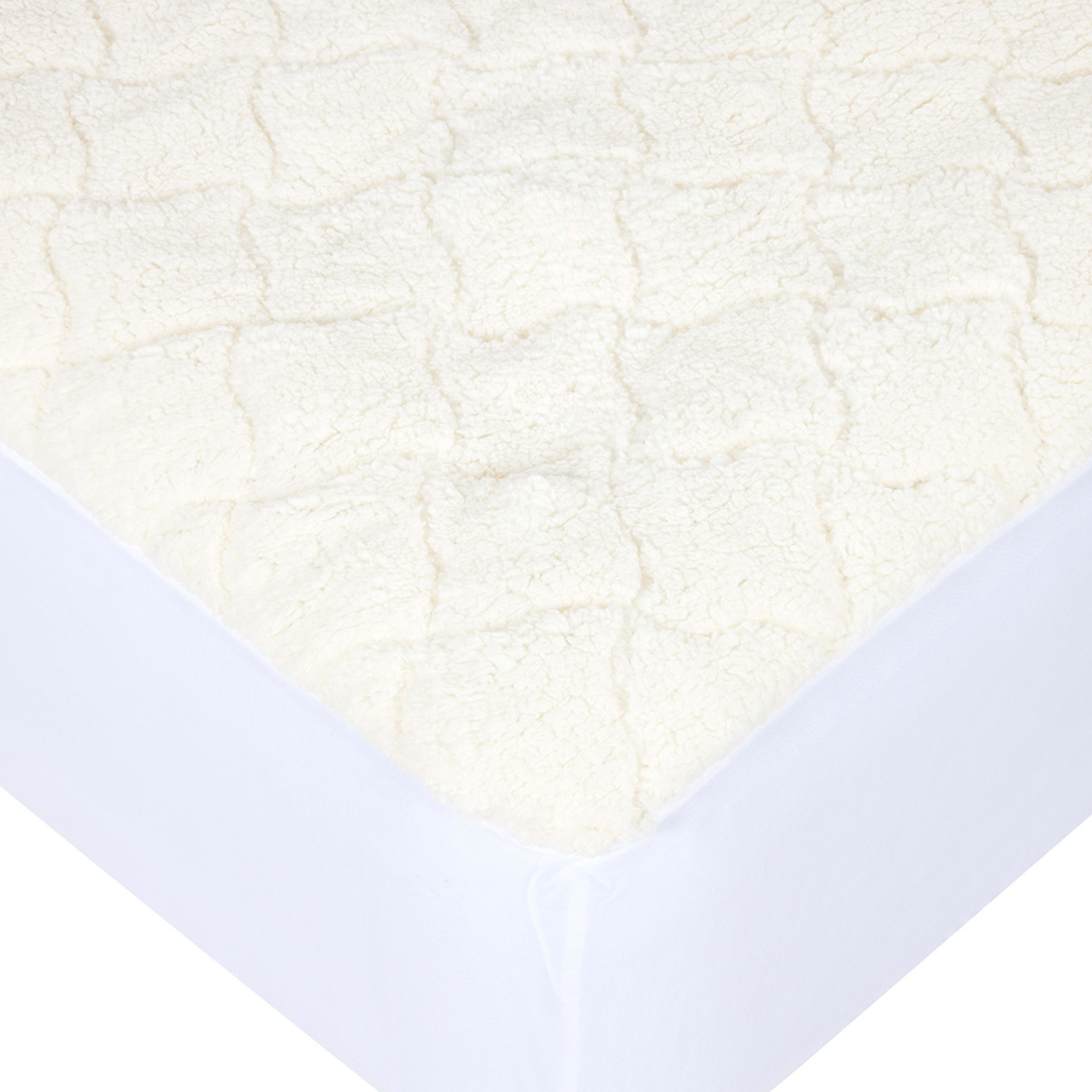 Sherpa Underlay King Bed, Beige Kmart