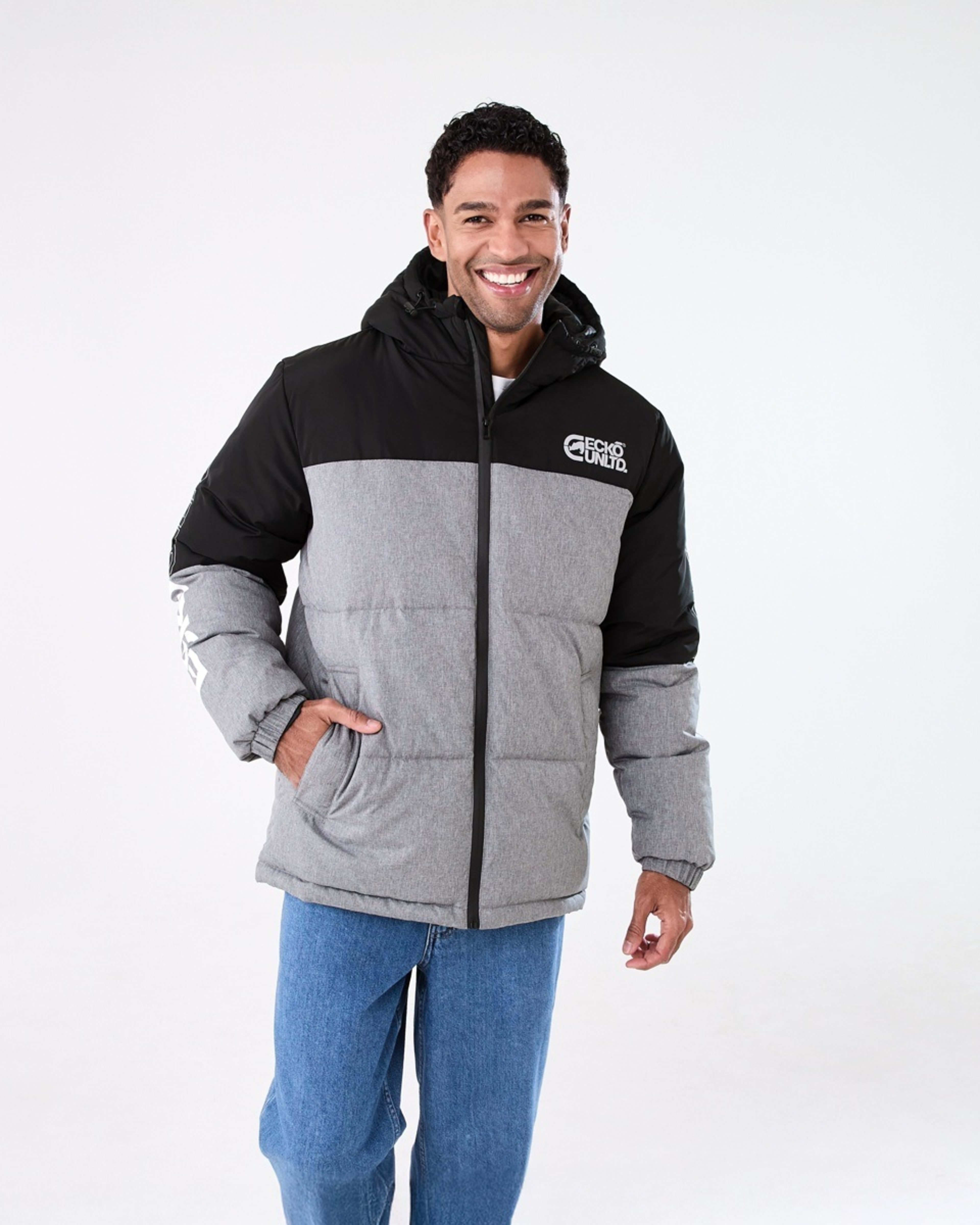 2 Ecko License Puffer Jacket Black, 2 of 9
