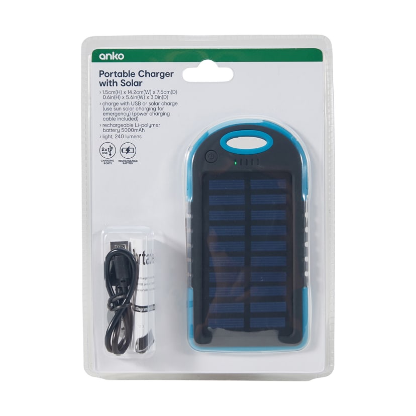 Portable Charger with Solar Kmart