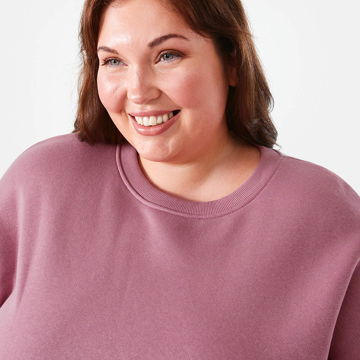 Curve Long Sleeve Boxy Sweatshirt Kmart