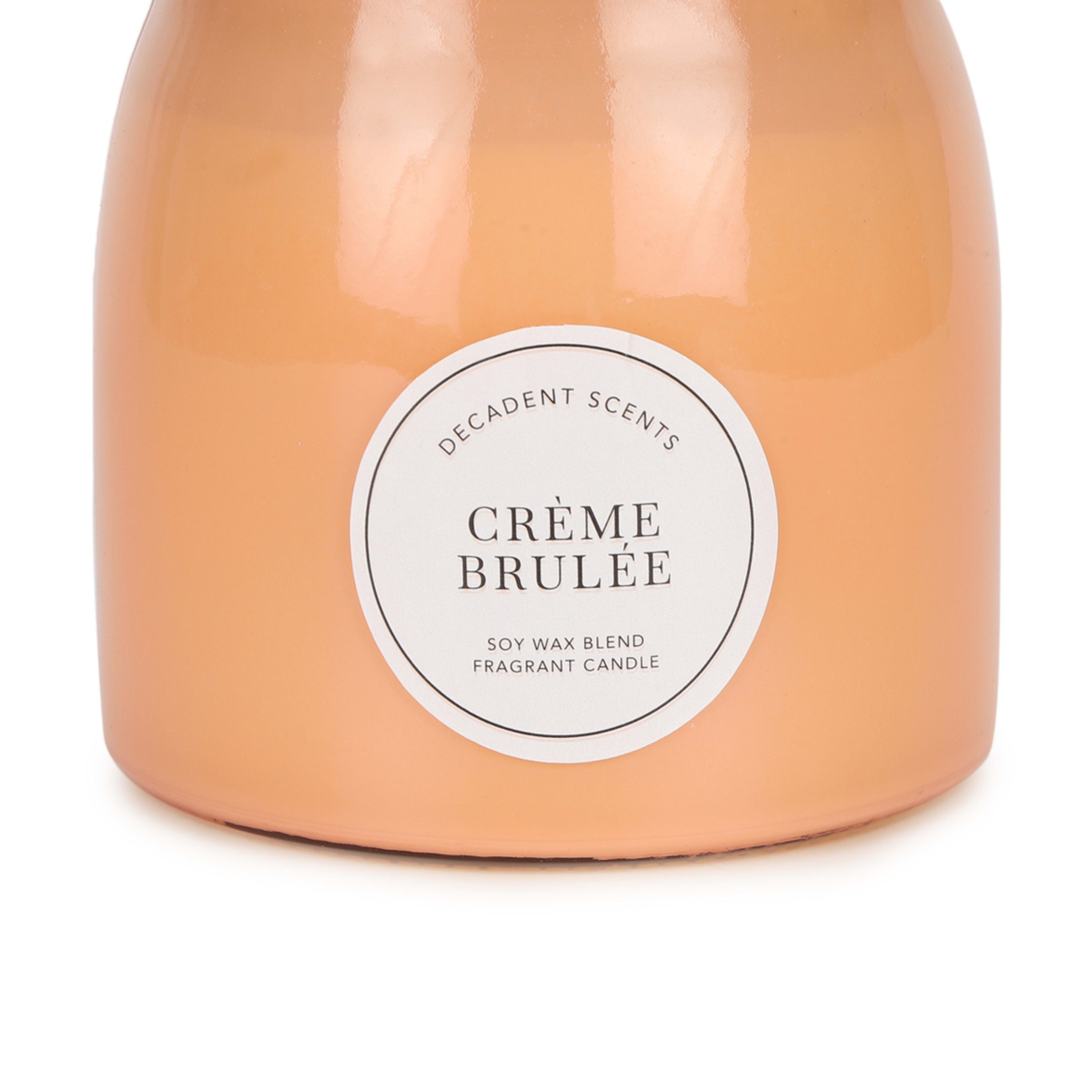 Creme Brulee Decadent Scents Soy Wax Blend Fragrant Candle Kmart NZ