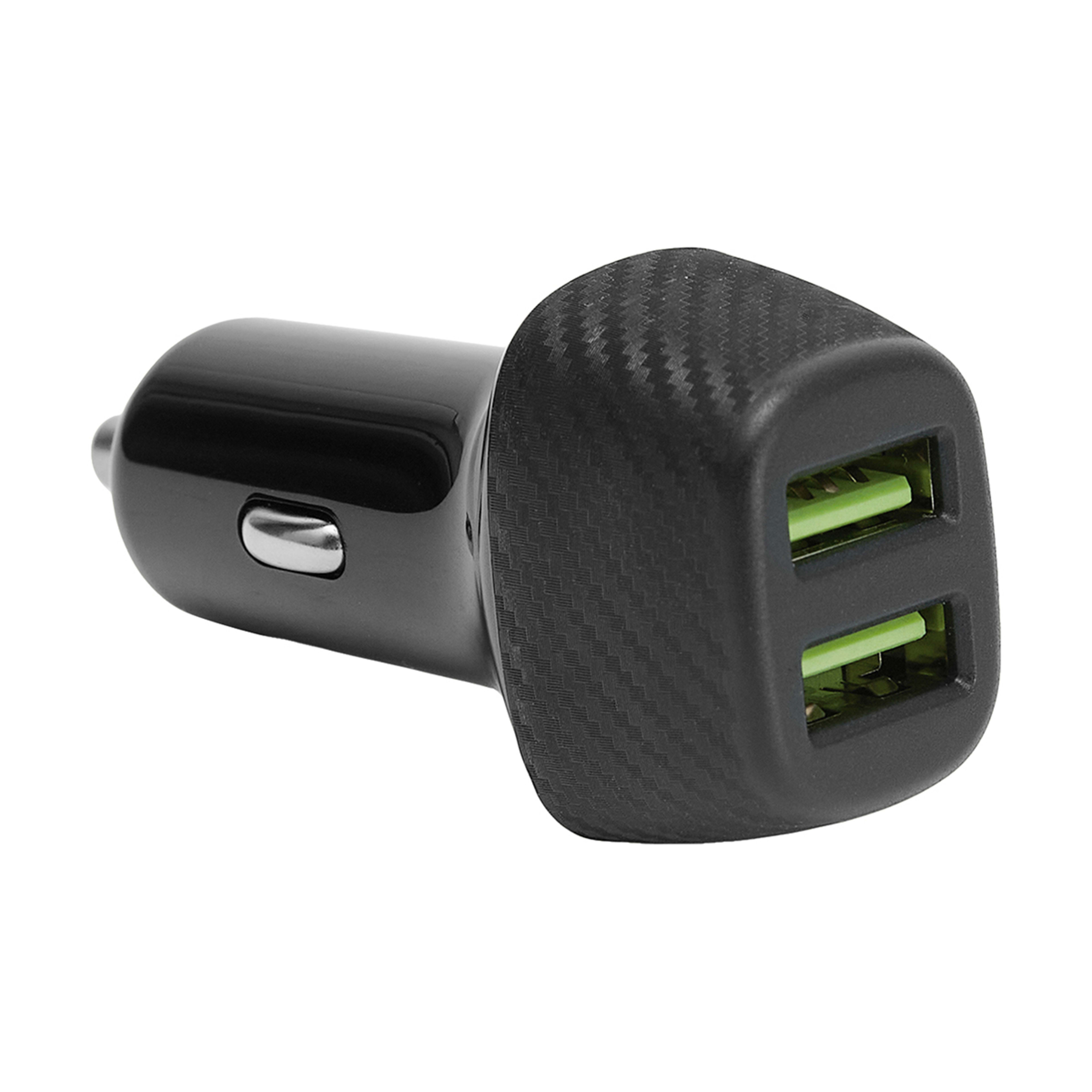 36W Dual USB Car Charger Black Kmart NZ