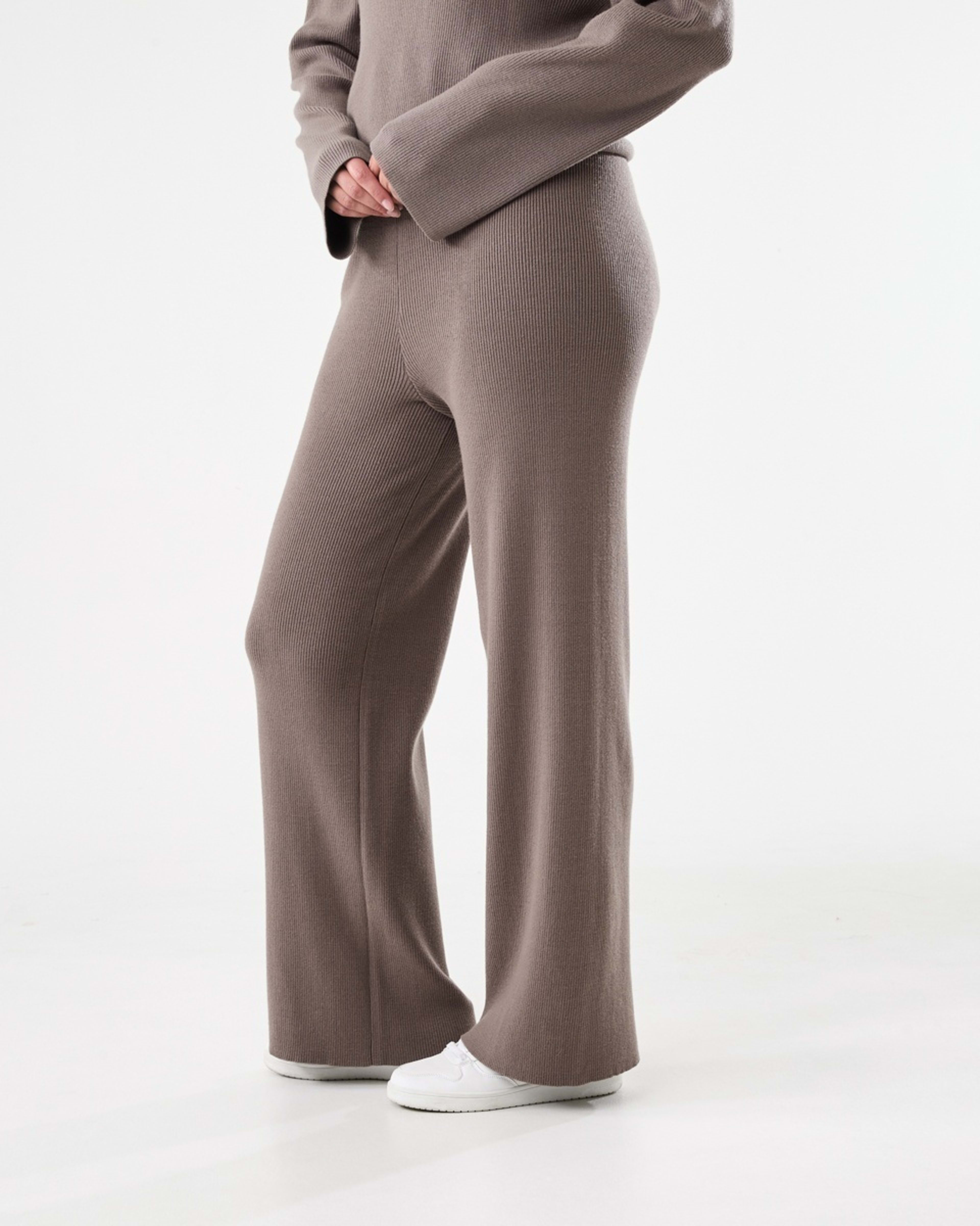 2 True Knit Rib Pants Taupe Brn, 2 of 5