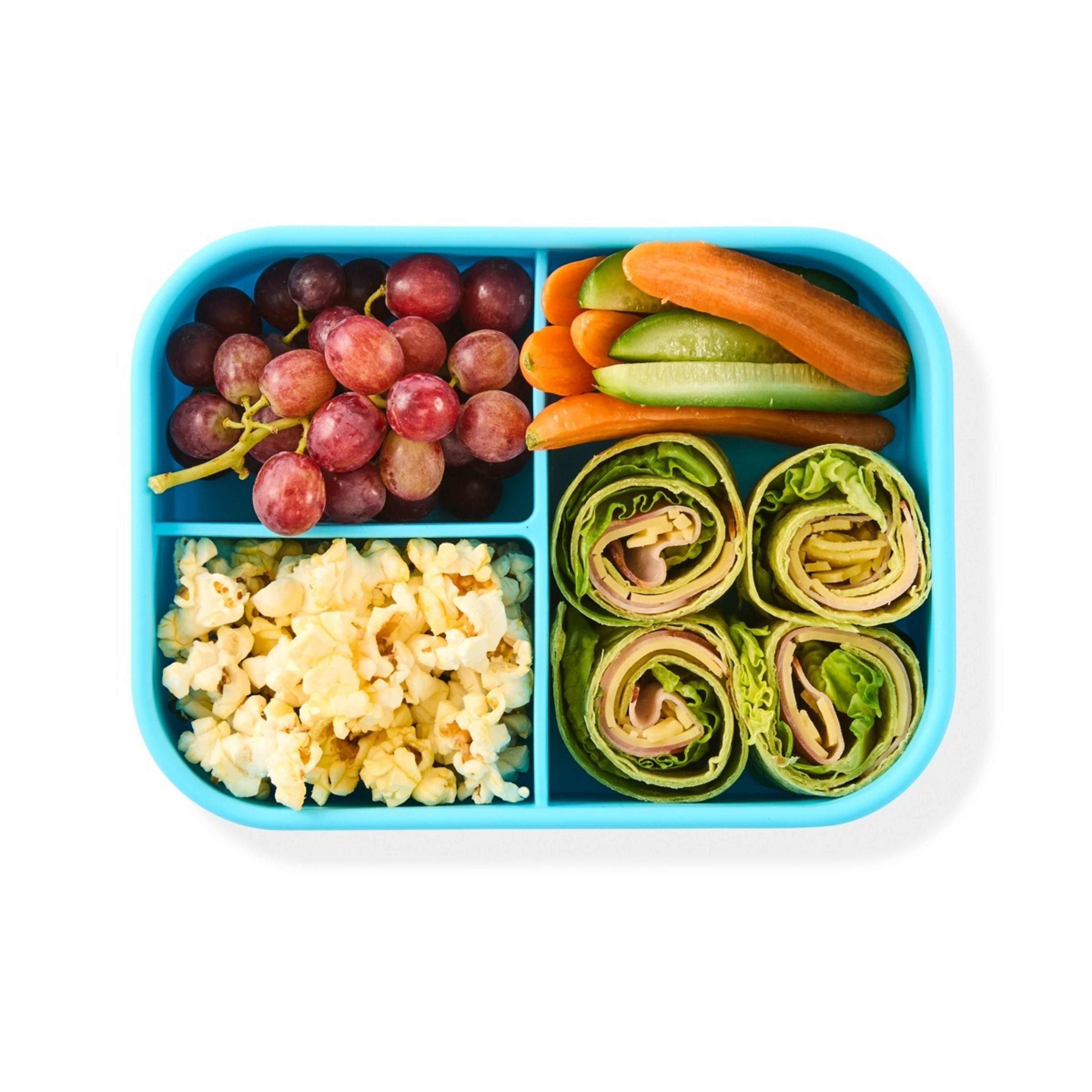 2 Blue Silicone Bento Lunch Box, 2 of 7
