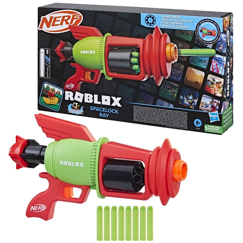 NERF Roblox Spacelock Ray Blaster Kmart