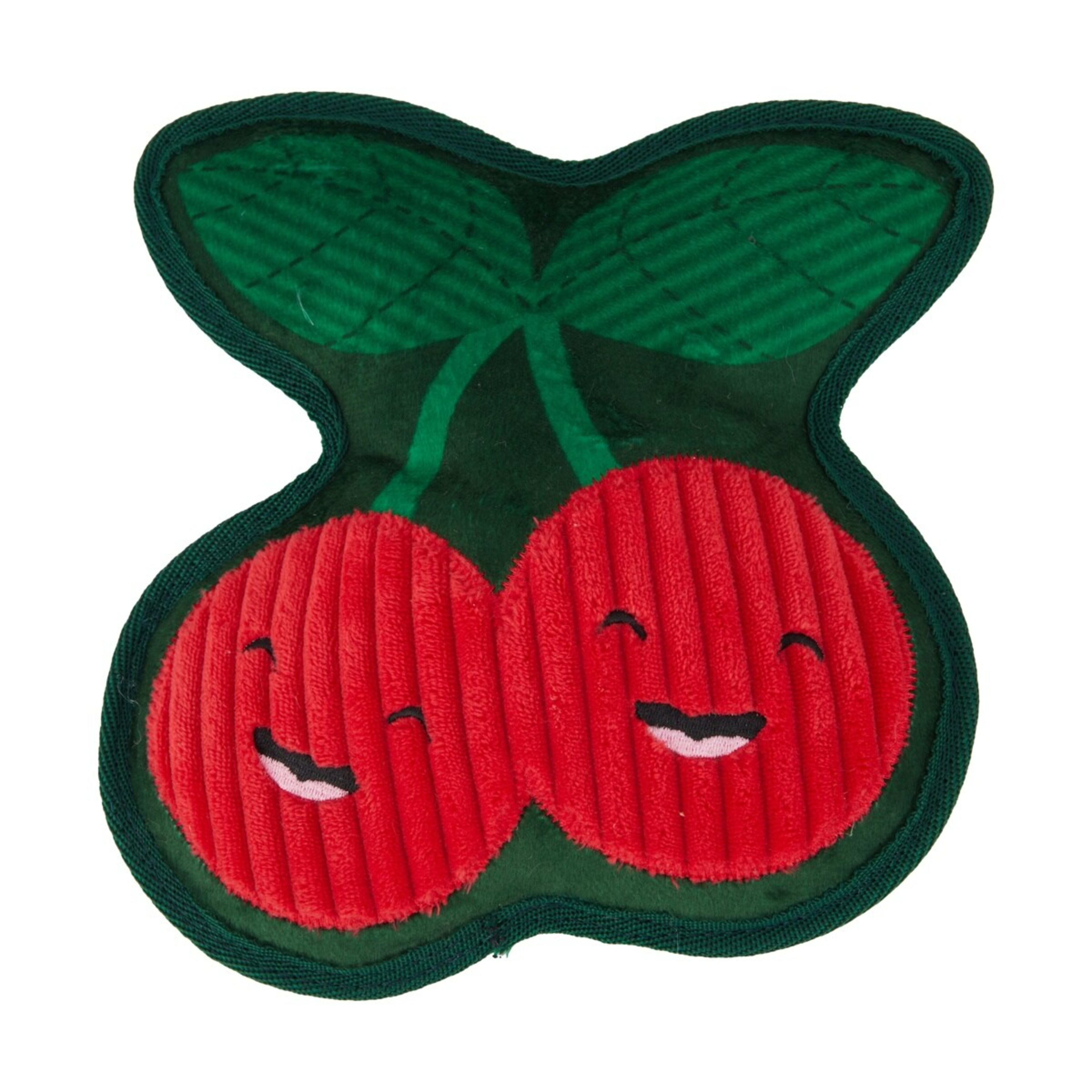 2 Pet Toy Puppy Tough Plush Cherry, 2 of 4