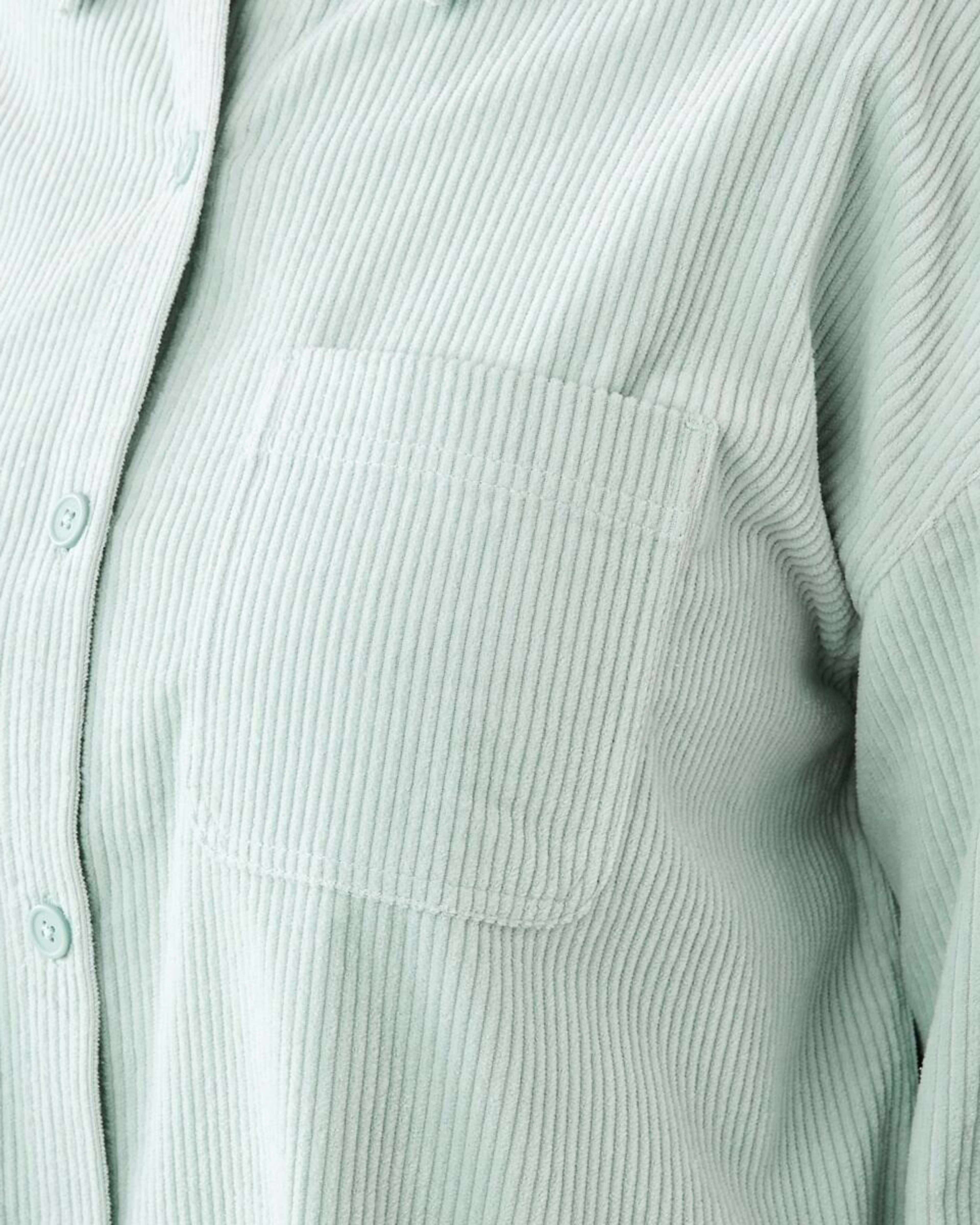 7 Long Sleeve Corduroy Shirt Seafoam, 7 of 8
